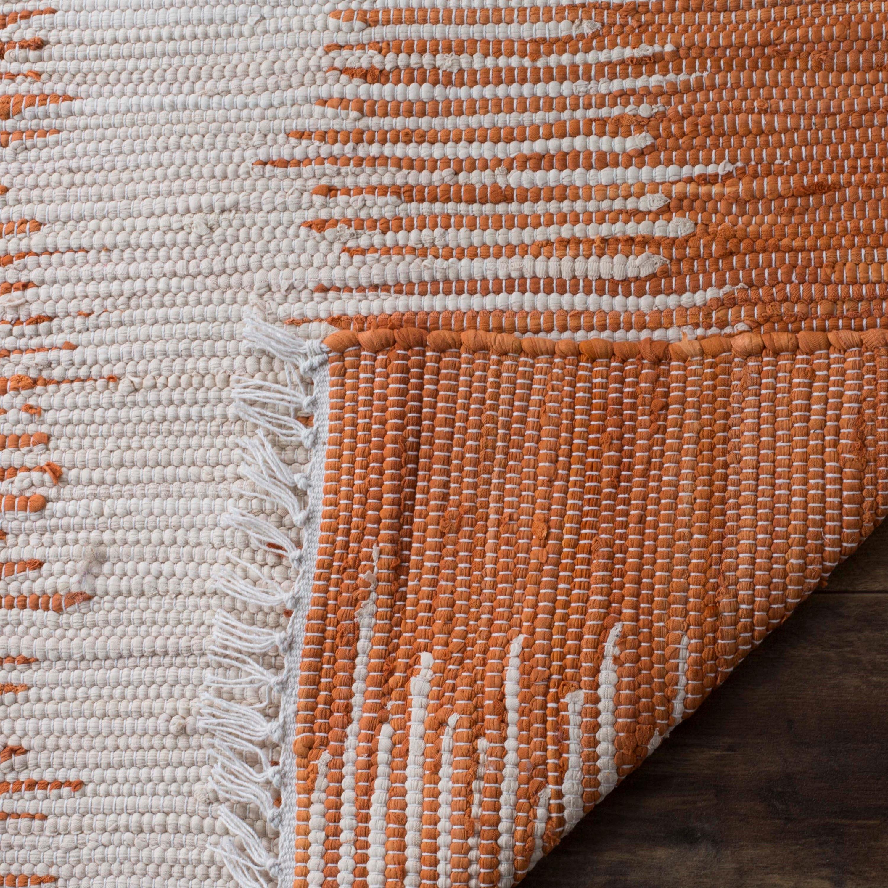 Montauk MTK751 Hand Woven Indoor Accent Rug - Orange - 2'6"x4' - Safavieh