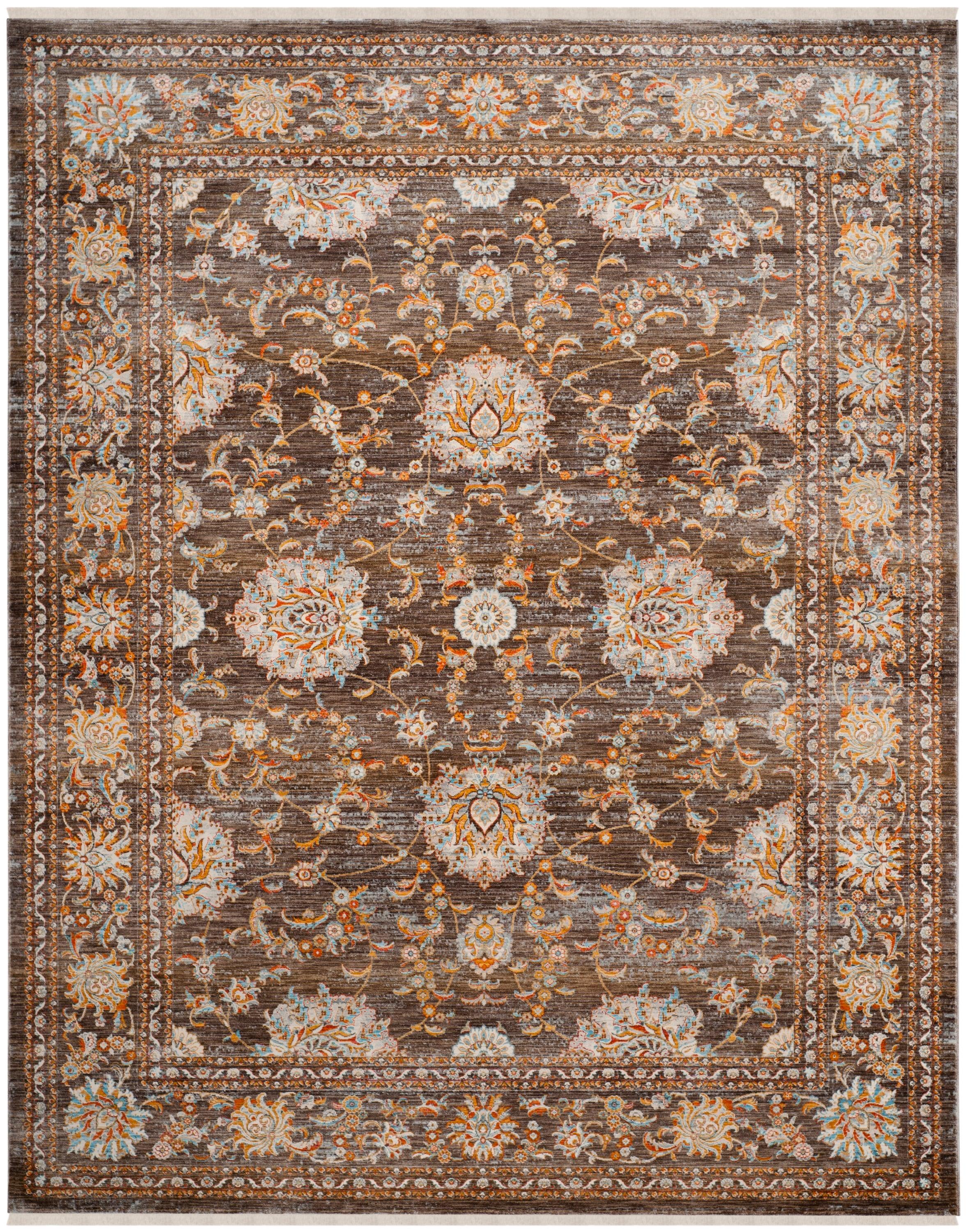 Vintage Persian VTP469 Power Loomed Indoor Area Rug - Brown/Multi - 8'x10' - Safavieh.
