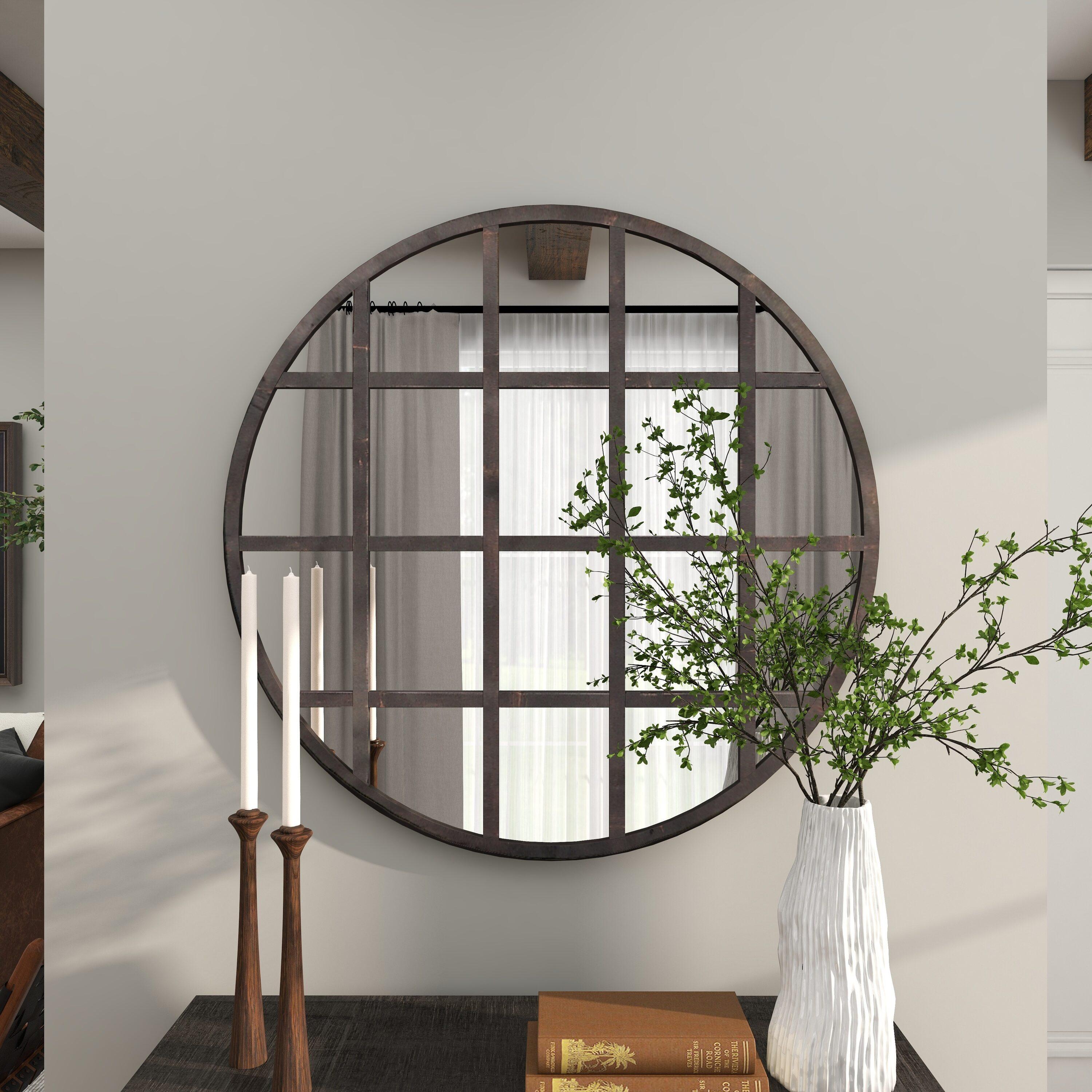 Paneled Modern & Contemporary Accent Mirror