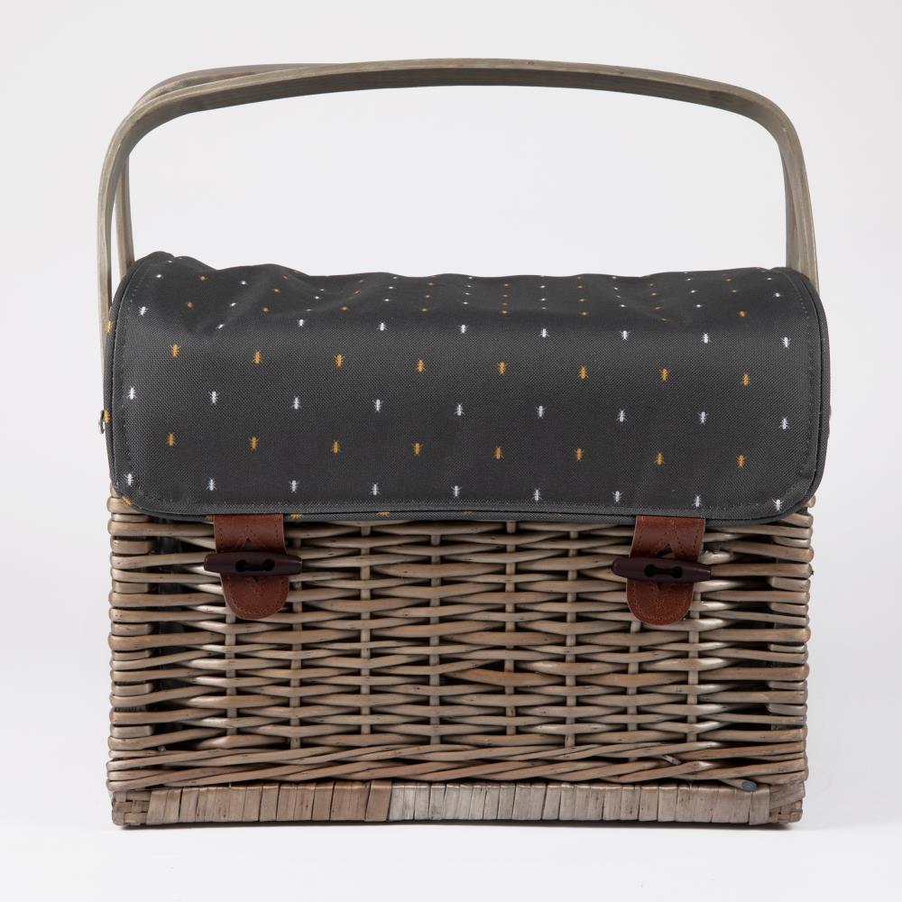 Picnic Time Kabrio Wine & Cheese Picnic Basket with Picnic Set 2