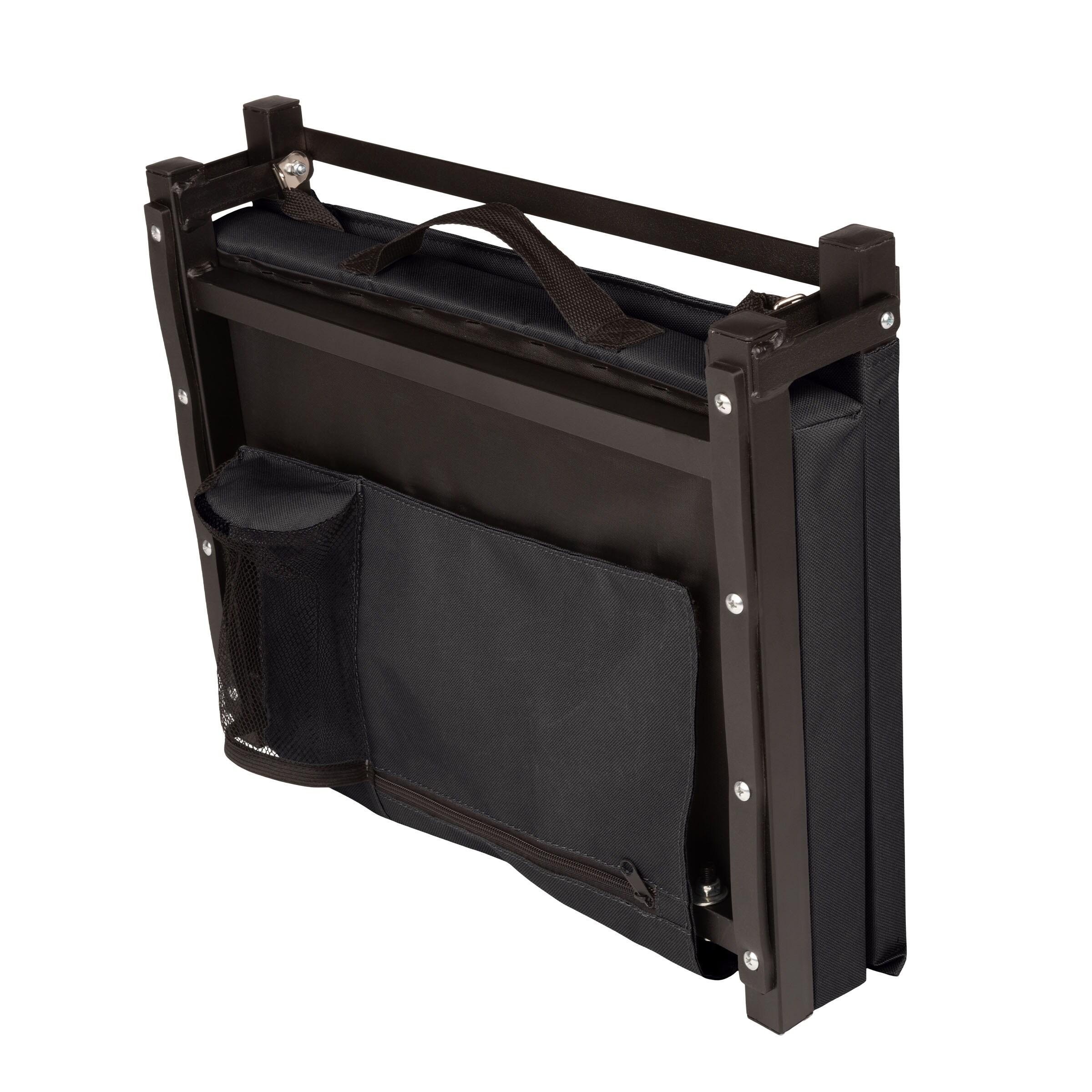 Home-Complete Bleacher Seat Stadium Cushion, Black