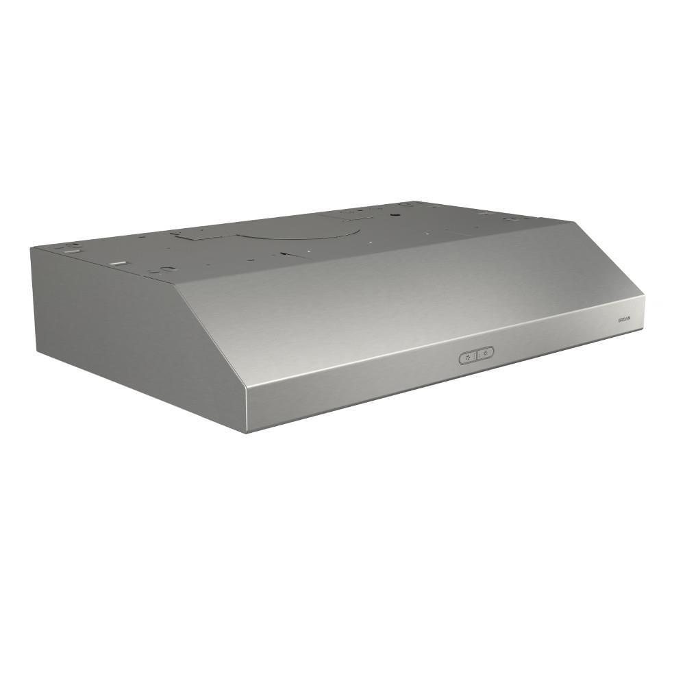 Broan NuTone Broan NuTone 36" Steel 375 CFM Convertible Under Cabinet Range Hood with Mesh Filter BCDF136SS