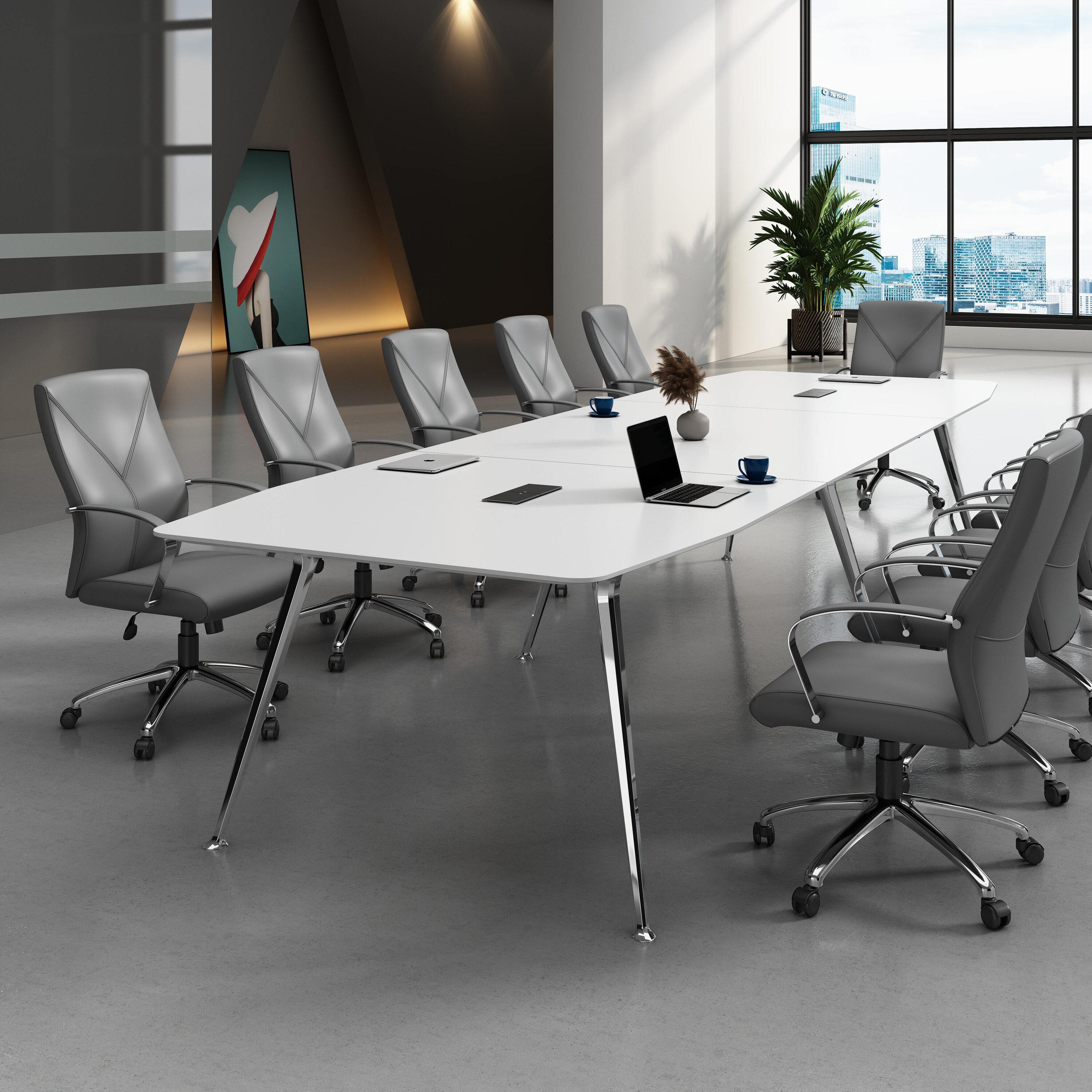 Boss Office Products Leather Conference Chair