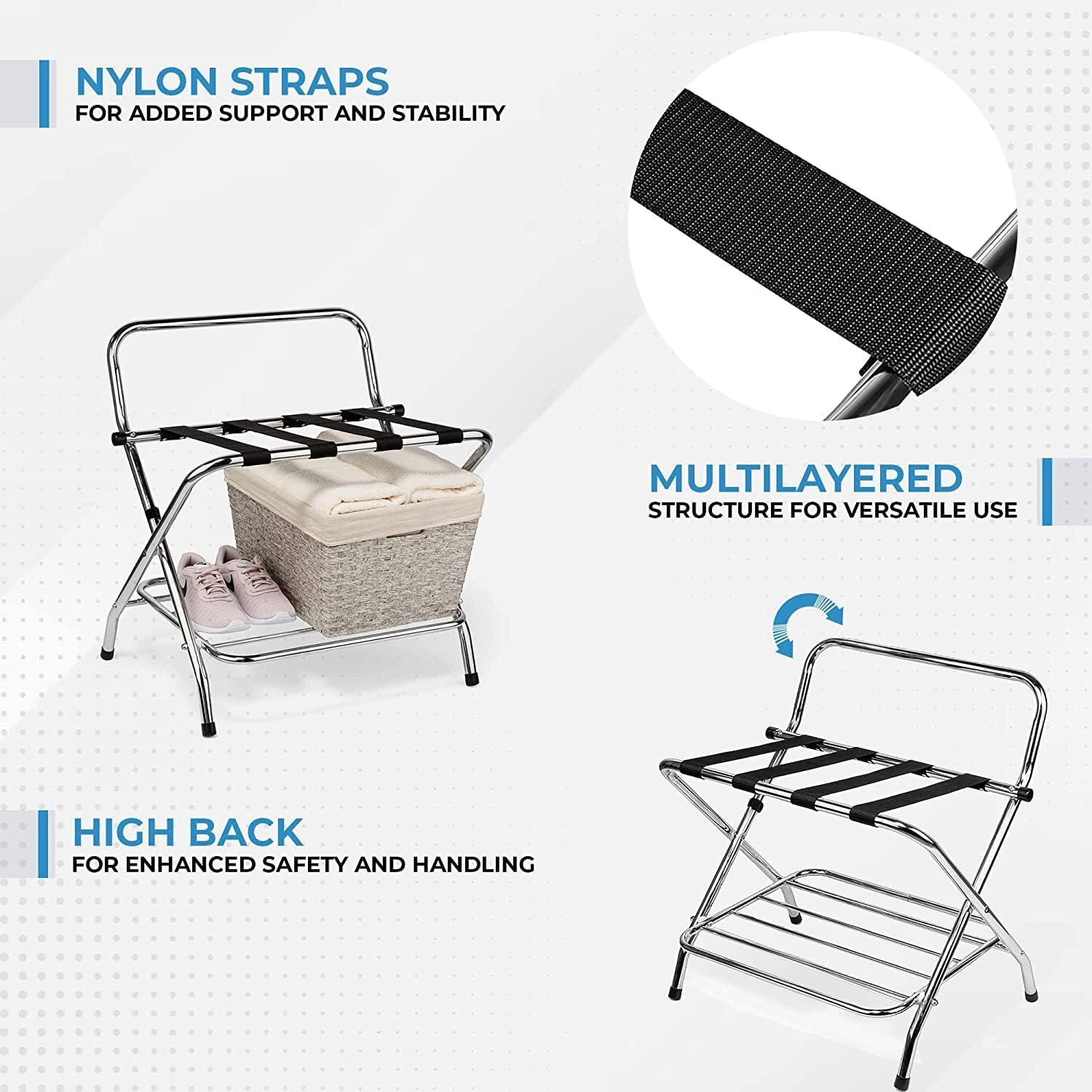 Folding Metal Luggage Rack