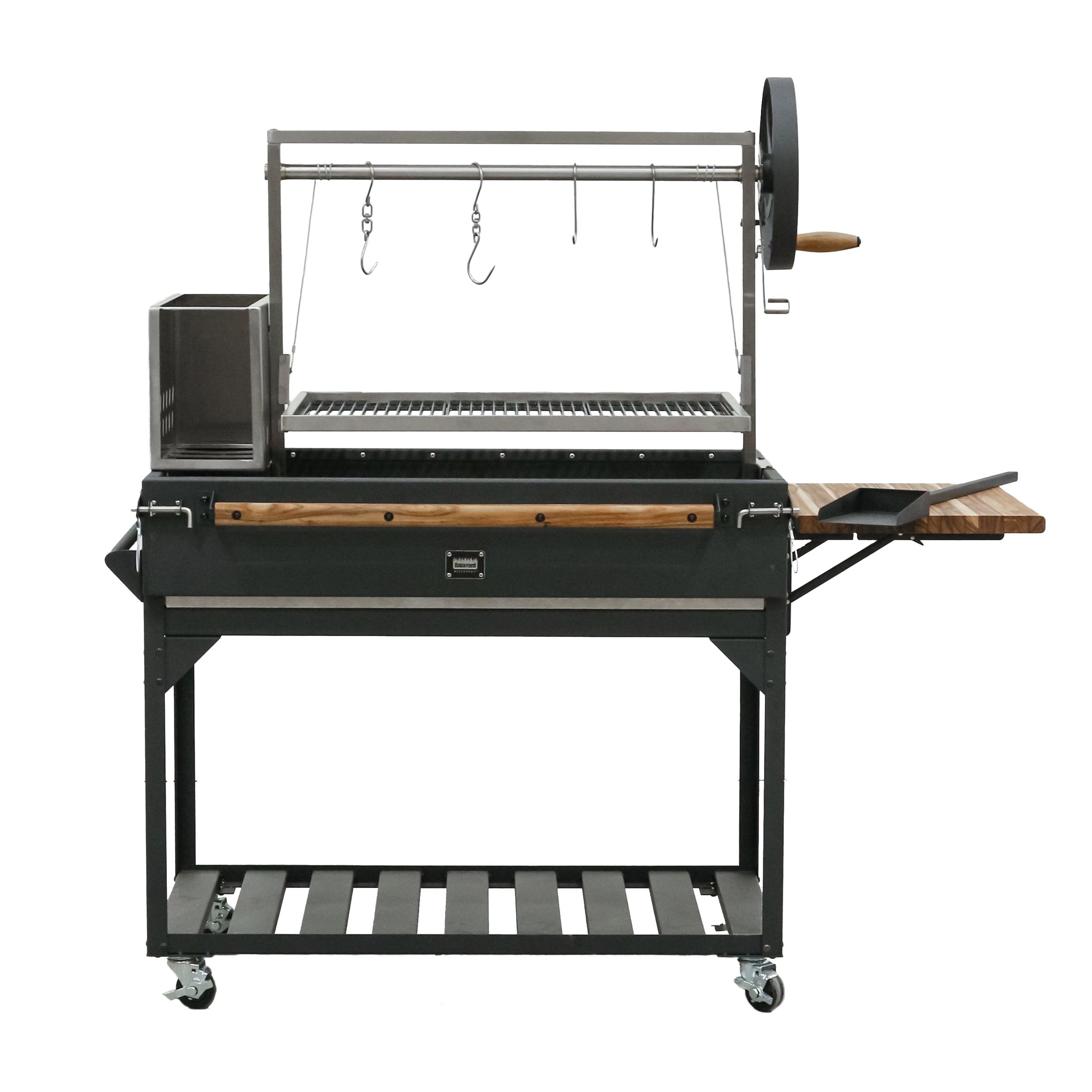 Backyard Discovery Premium Argentine/Santa Maria Bbq Grill With Wood Fire And Charcoal Grill