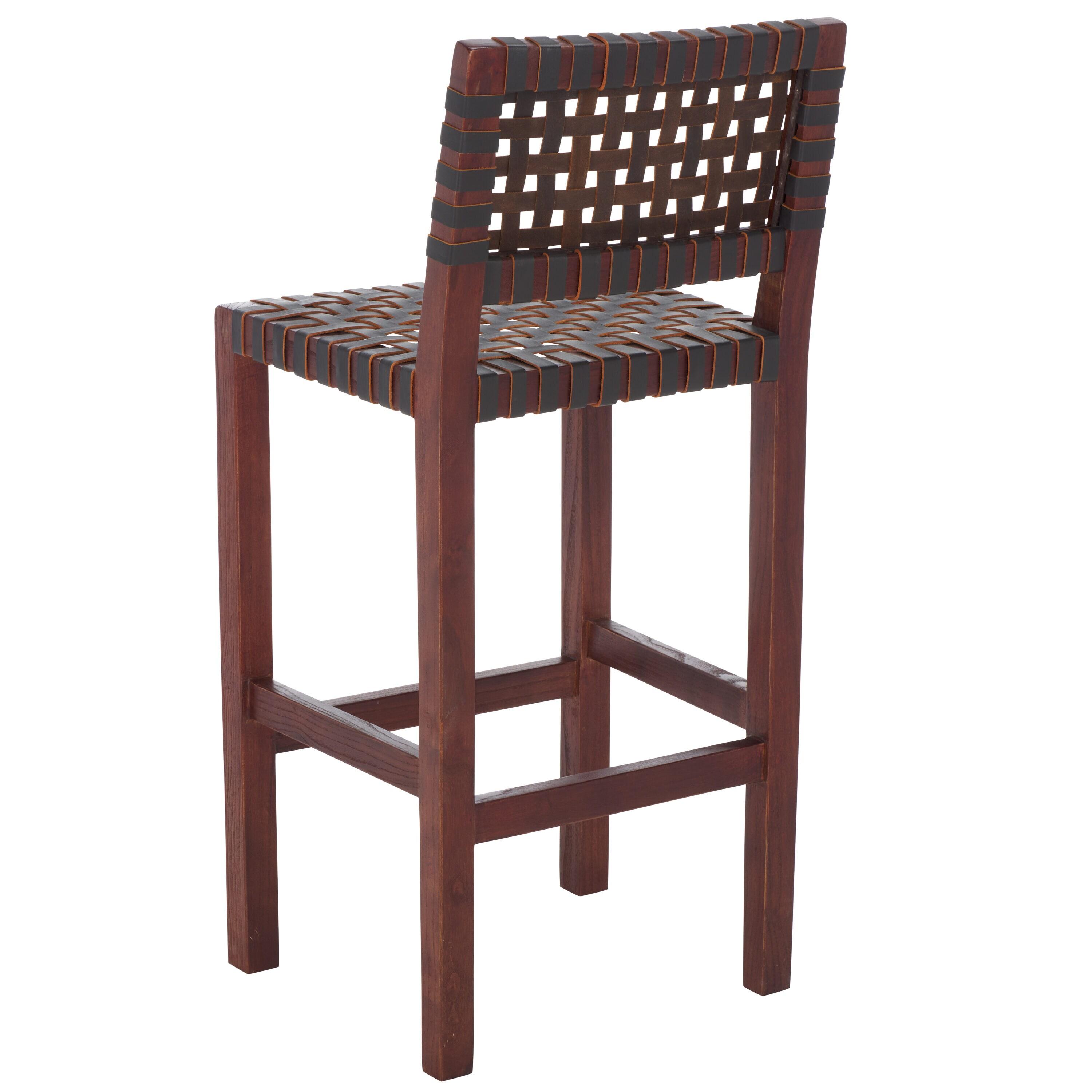 Capri Counter Stool - BST1009 - Brown/Brown - Safavieh