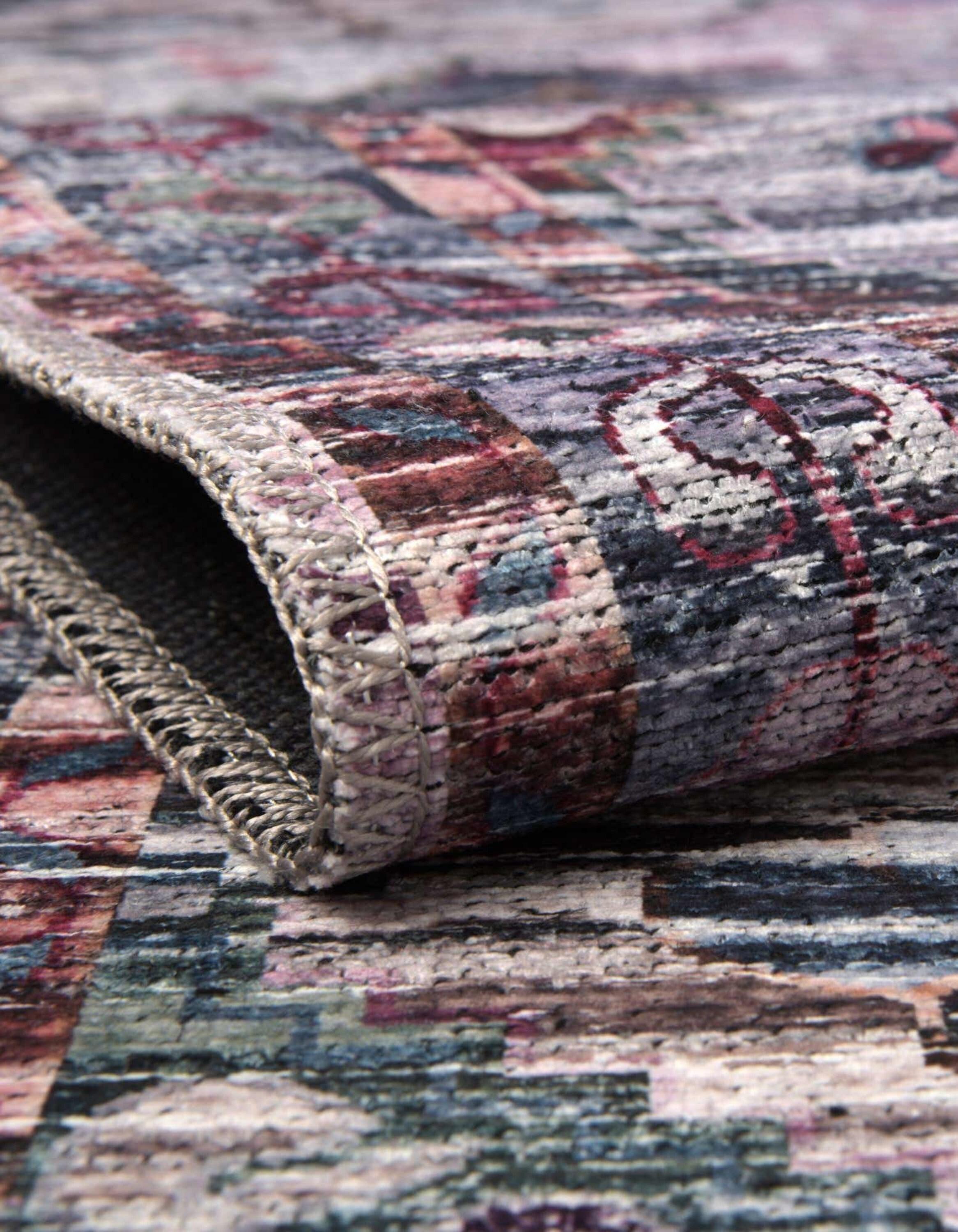 Unique Loom 5' 3 x 5' 3 Mangata Maya Machine Washable Multi Area Rug