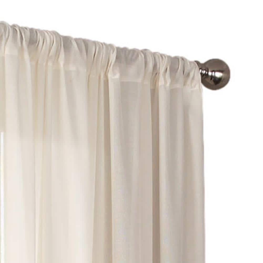 Eclipse Chelsea Polyester Sheer Curtain Single Panel