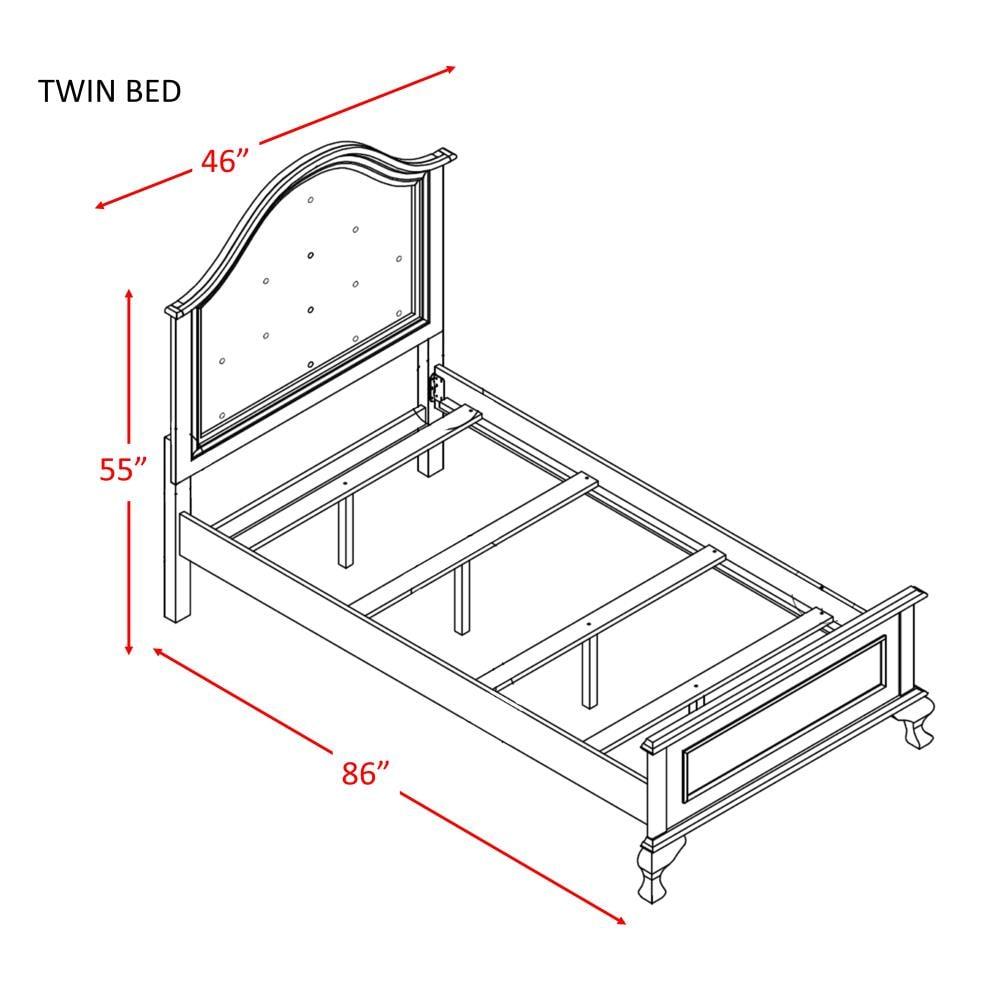 Picket House Furnishings Jenna Twin Panel 3PC Bedroom Set