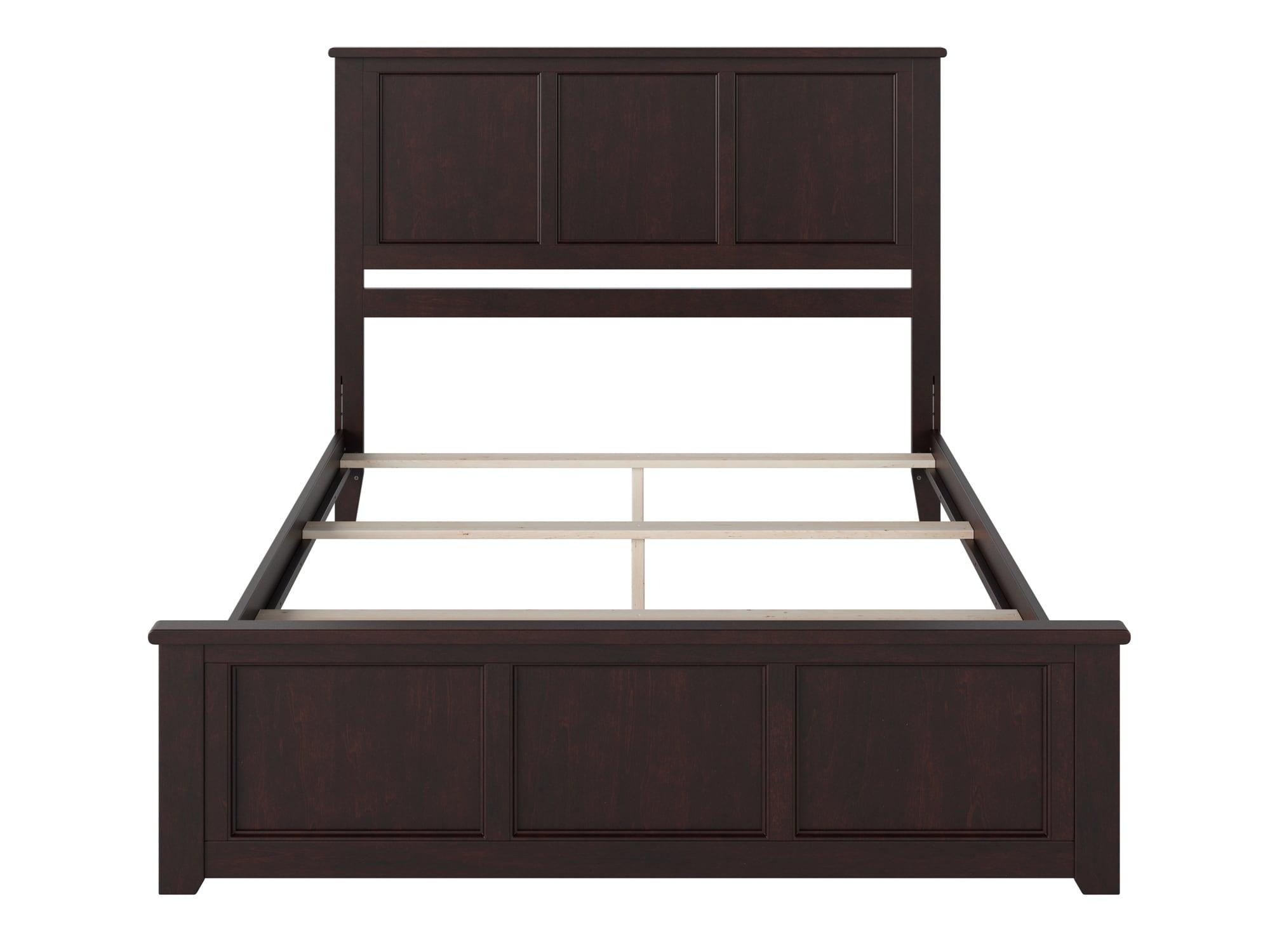Madison Solid Wood Low Profile Platform Bed with Matching Footboard