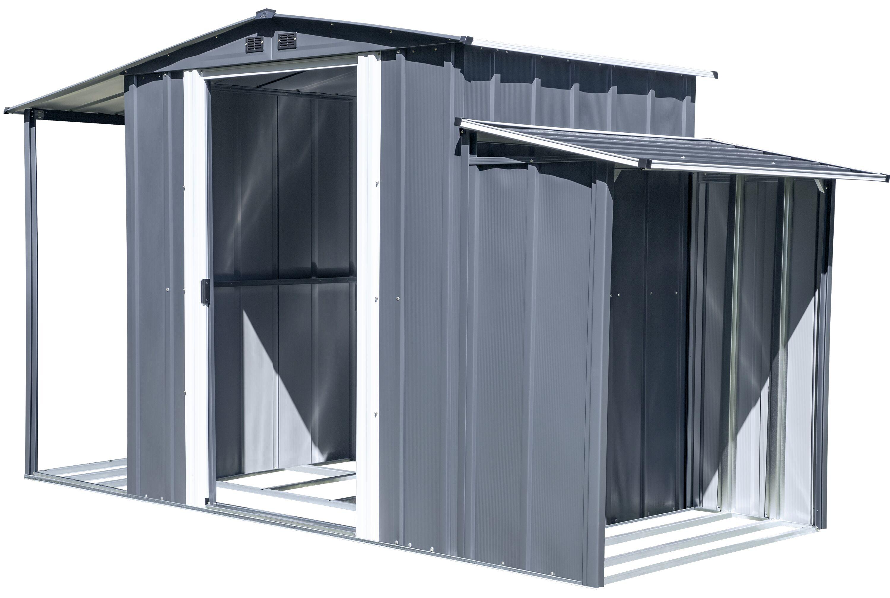 Arrow 3-In-1 Steel Utility Shed