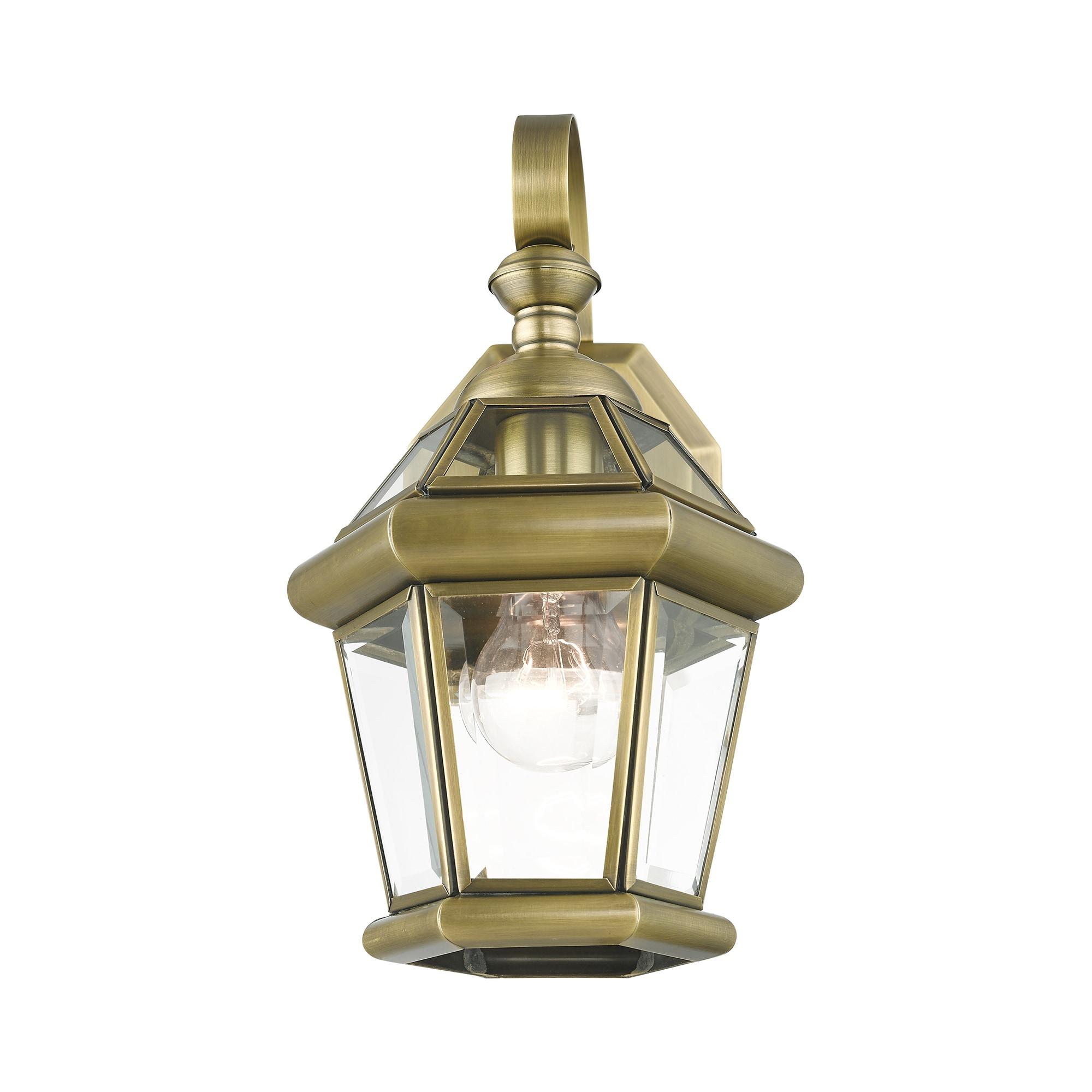 Livex Lighting Georgetown 1 - Light Wall Light in  Antique Brass