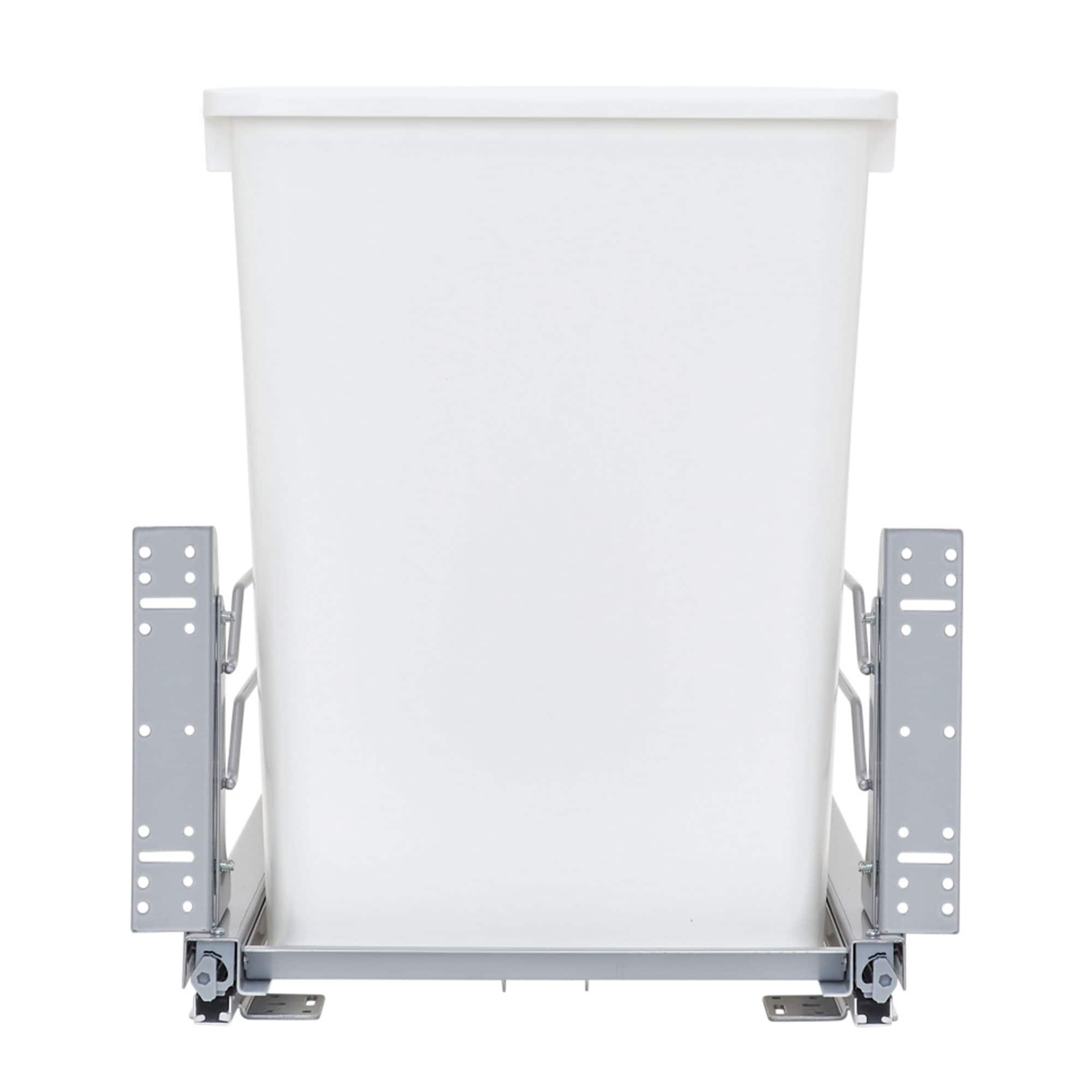 Rev-A-Shelf Double Pull Out Trash Can 35 Qt with Soft-Close