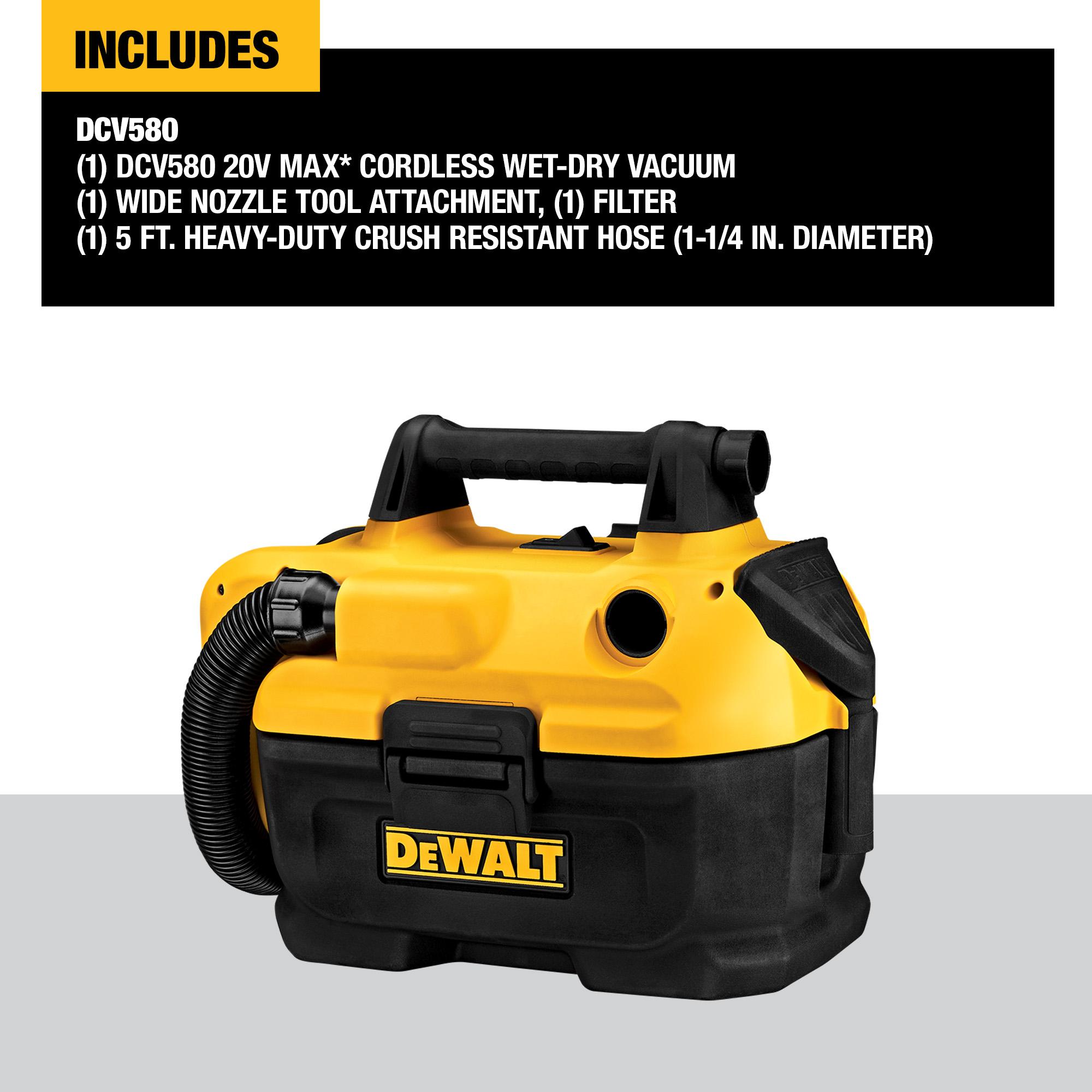 DeWalt 20V MAX Cordless Wet-Dry Vacuum (Tool Only)