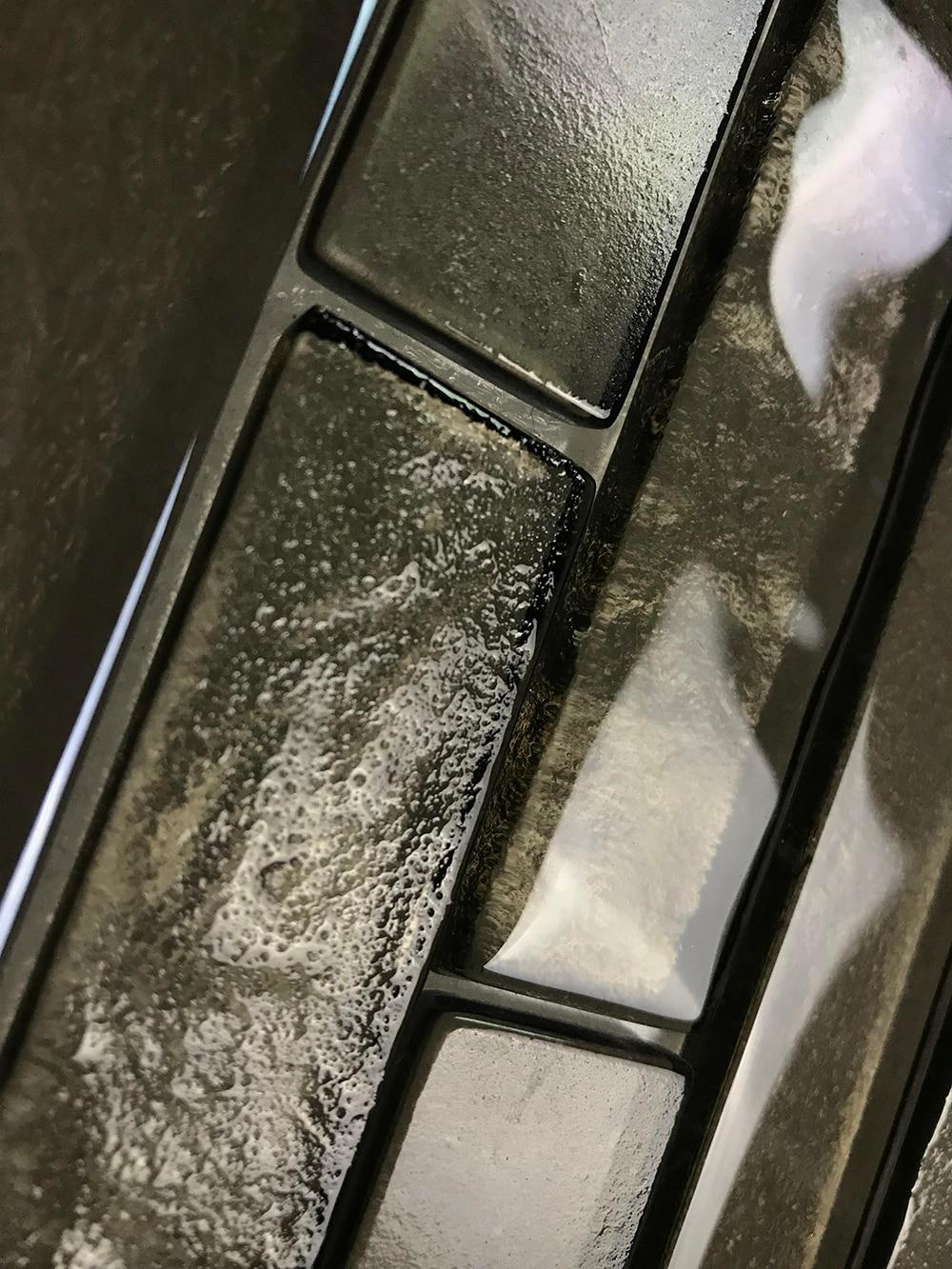 Landscape 1 in. x 4 in. Translucent Glass Plastic Face Mounted Brick Mosaic Designer Pool Tile