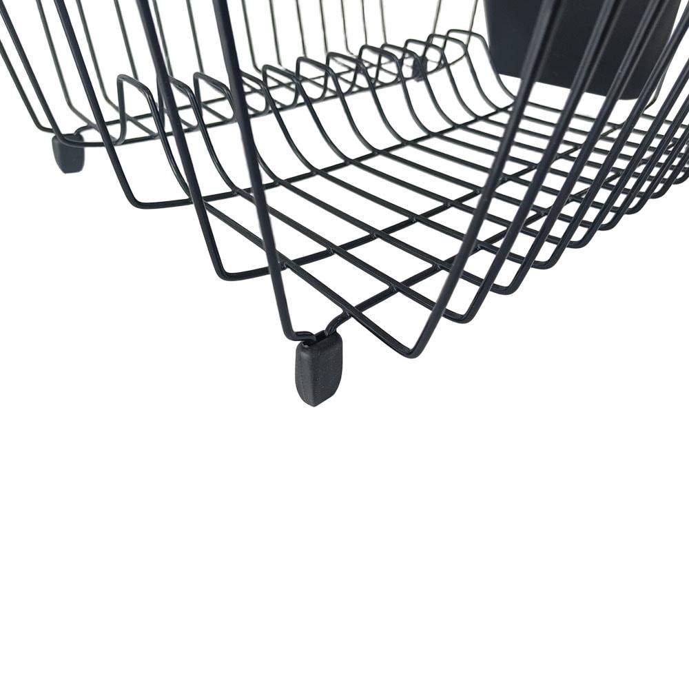 Panacea Steel Small Black Dish Drainer