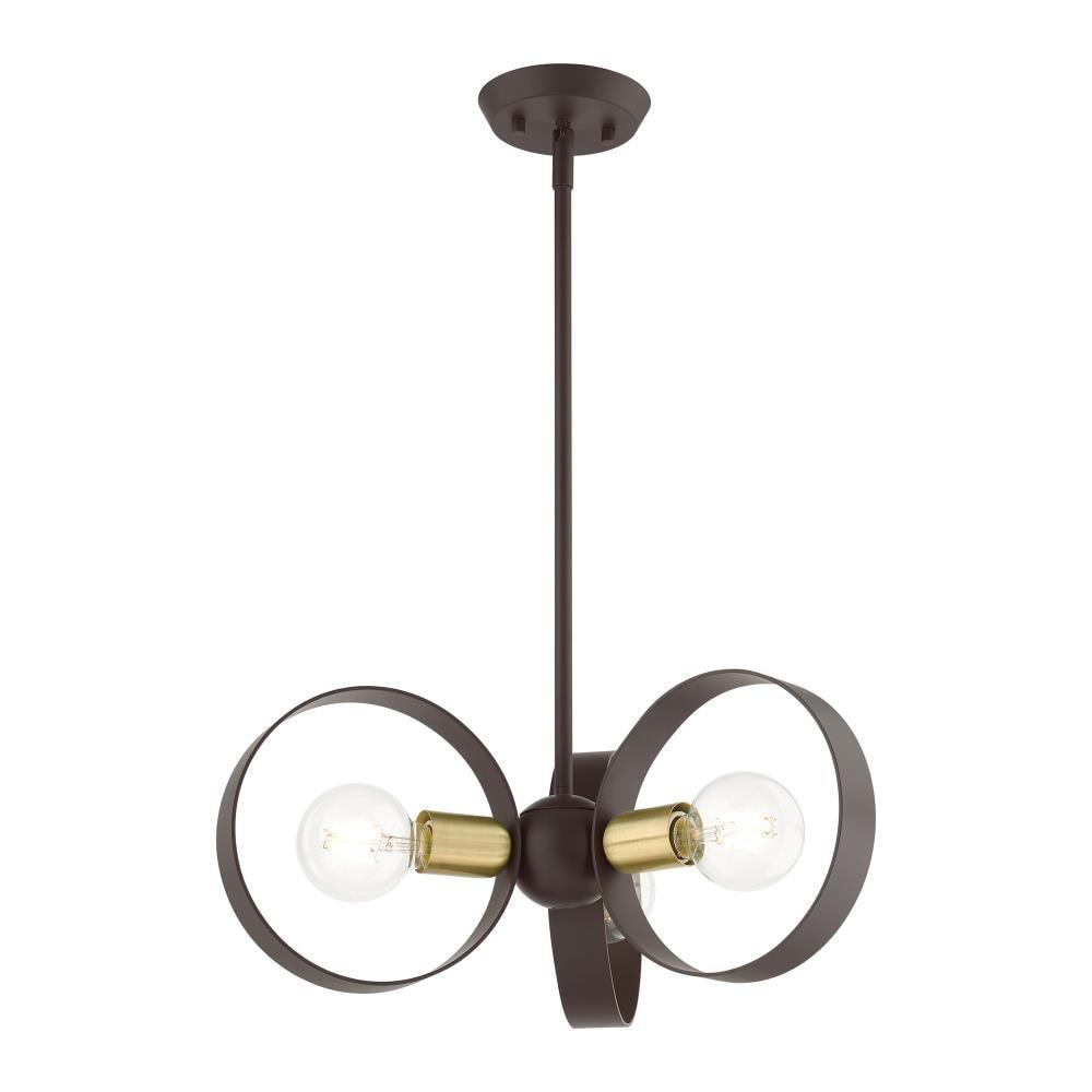 Livex Lighting Modesto 3 - Light Chandelier in  Bronze