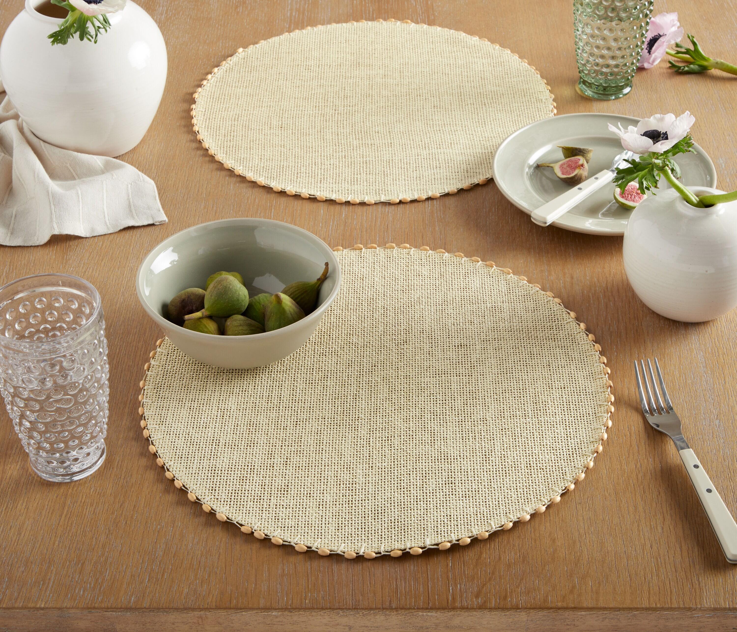 Martha Stewart Martha Stewart Woven Water Resistant Lindos Placemat (Set of 6)