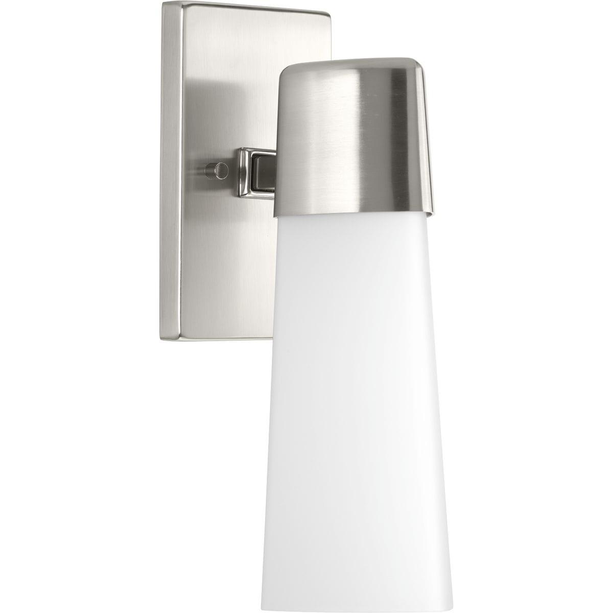 Progress Lighting P300061 Zura 1 Light 4-1/2" Wide Bathroom Sconce - Nickel