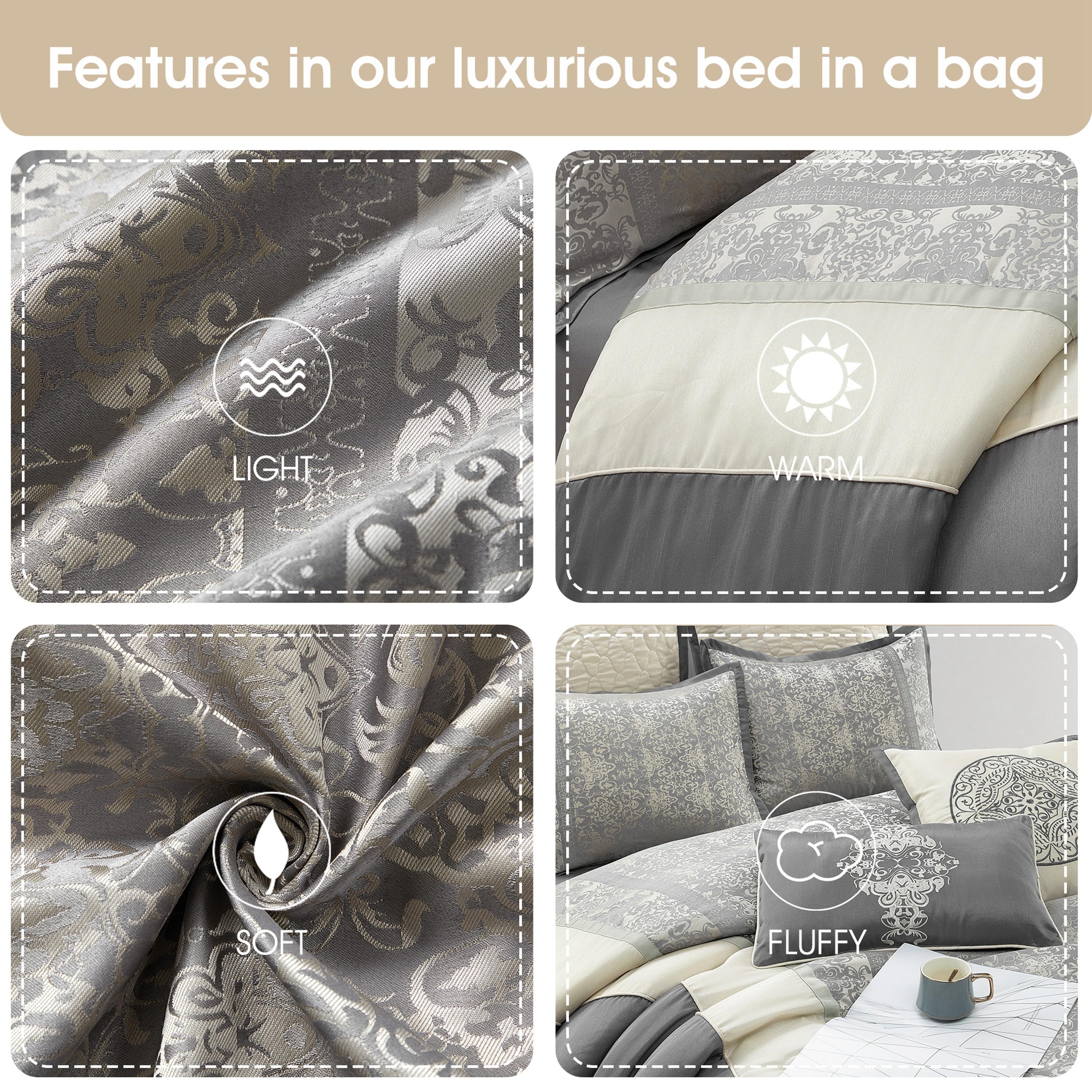 Arabesque 8 Piece Traditional Comforter Set