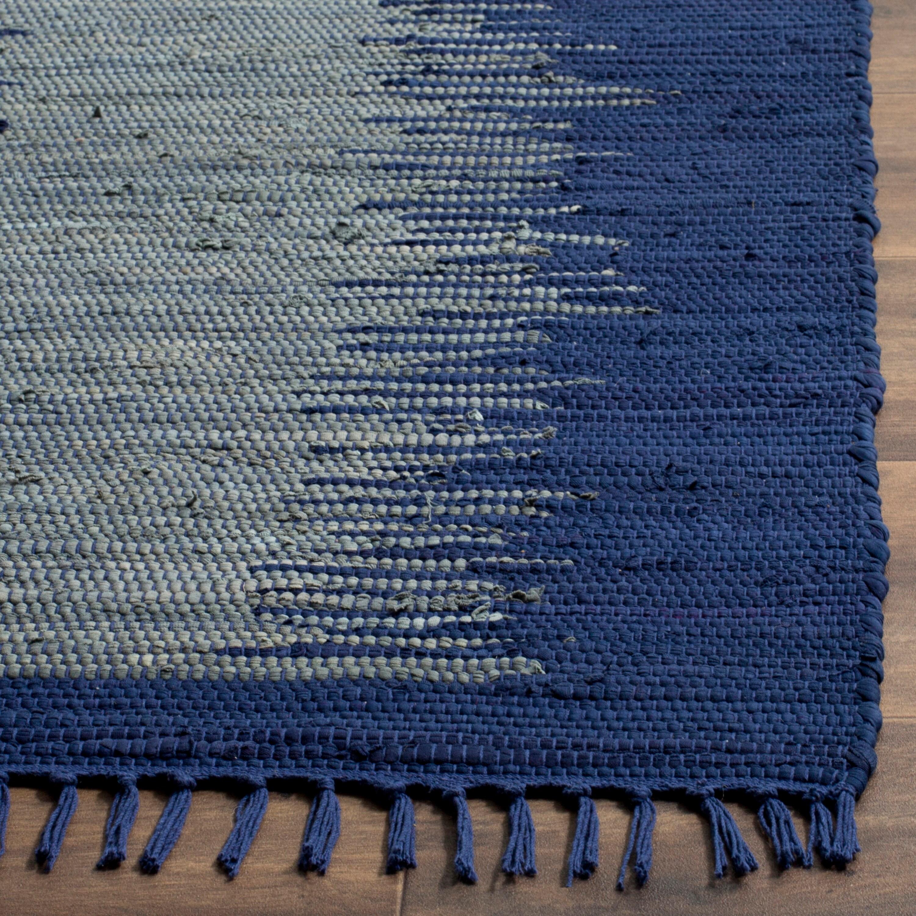 Montauk MTK718 Hand Woven Indoor Accent Rug - Navy - 3'x5' - Safavieh.