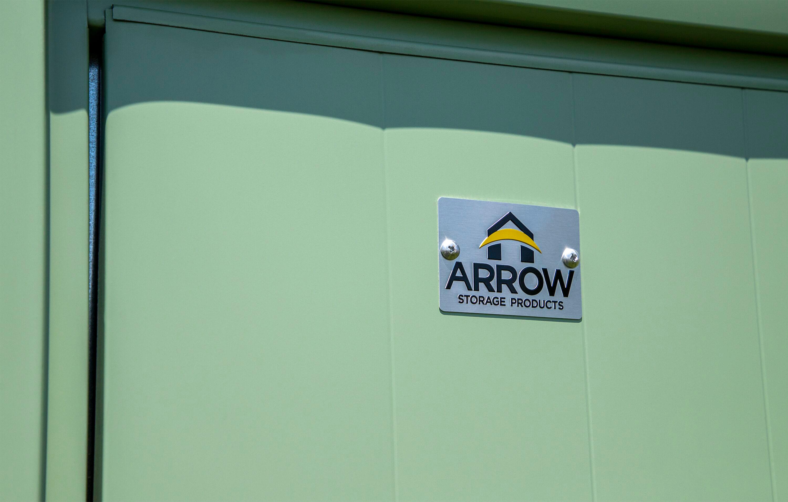 Arrow 6 ft. W x 7 ft. D Galvanized Steel	 Storage Shed