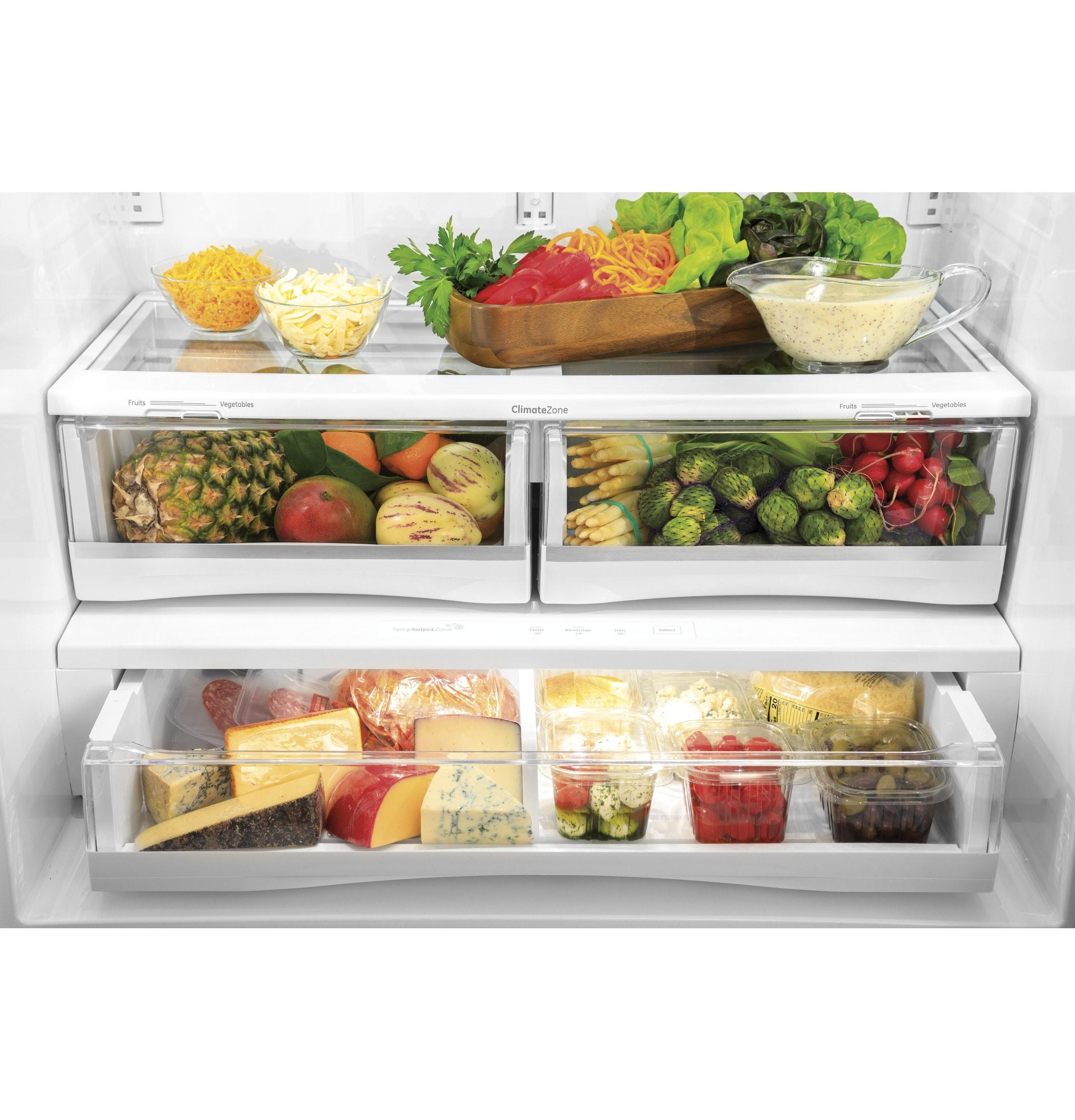 35.75" Counter Depth French Door 23.1 cu. ft. ENERGY STAR Refrigerator