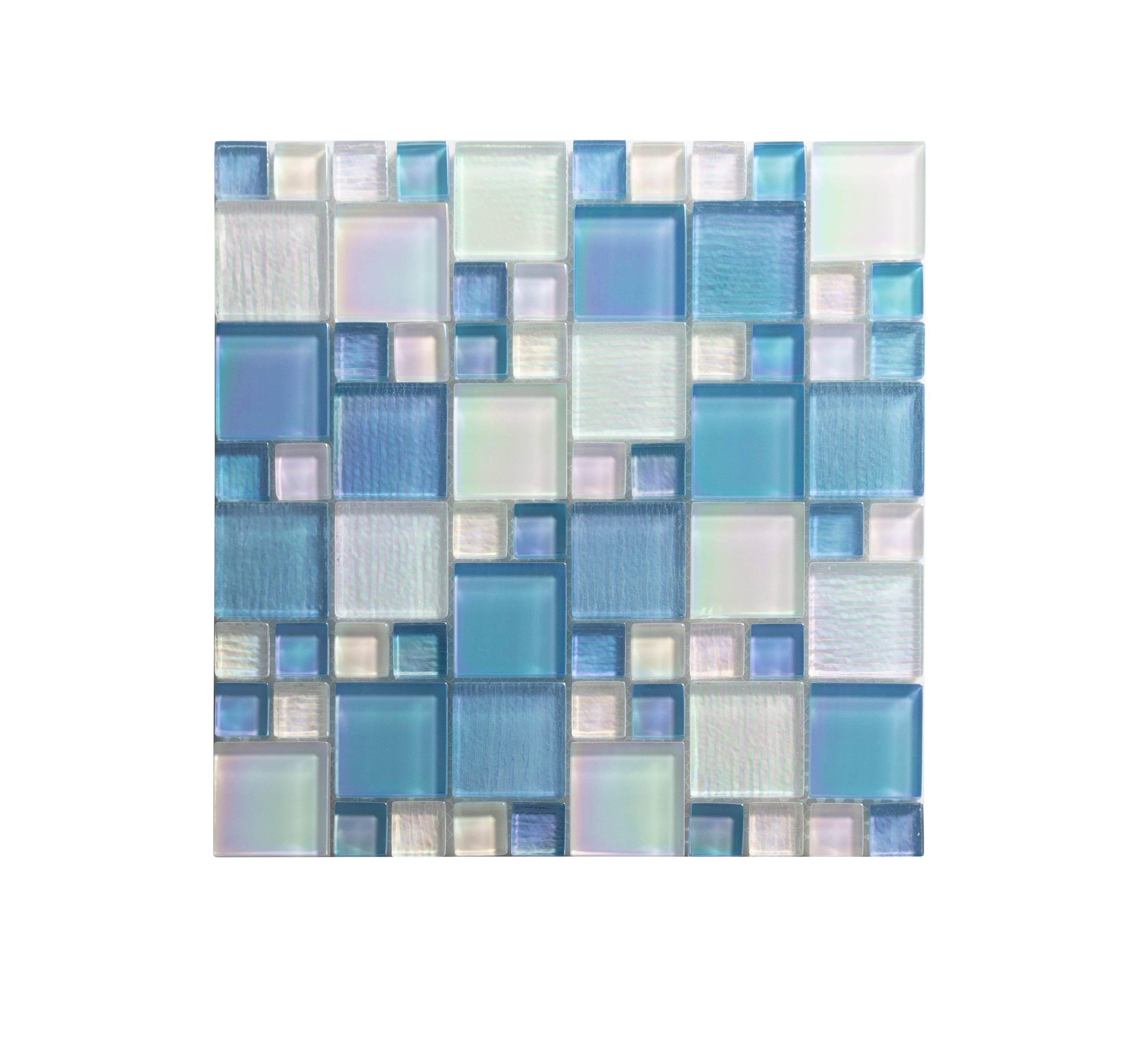 Reflections Artista Glass Versailles Mosaic Sheet Tile
