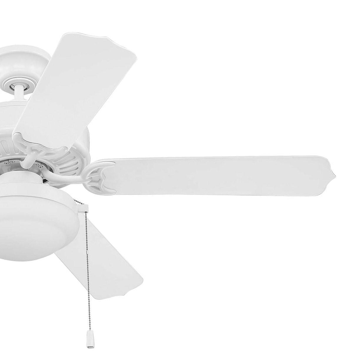 Craftmade End525pc1 Enduro 52" 5 Blade Indoor / Outdoor Dual-Mount Ceiling Fan - White