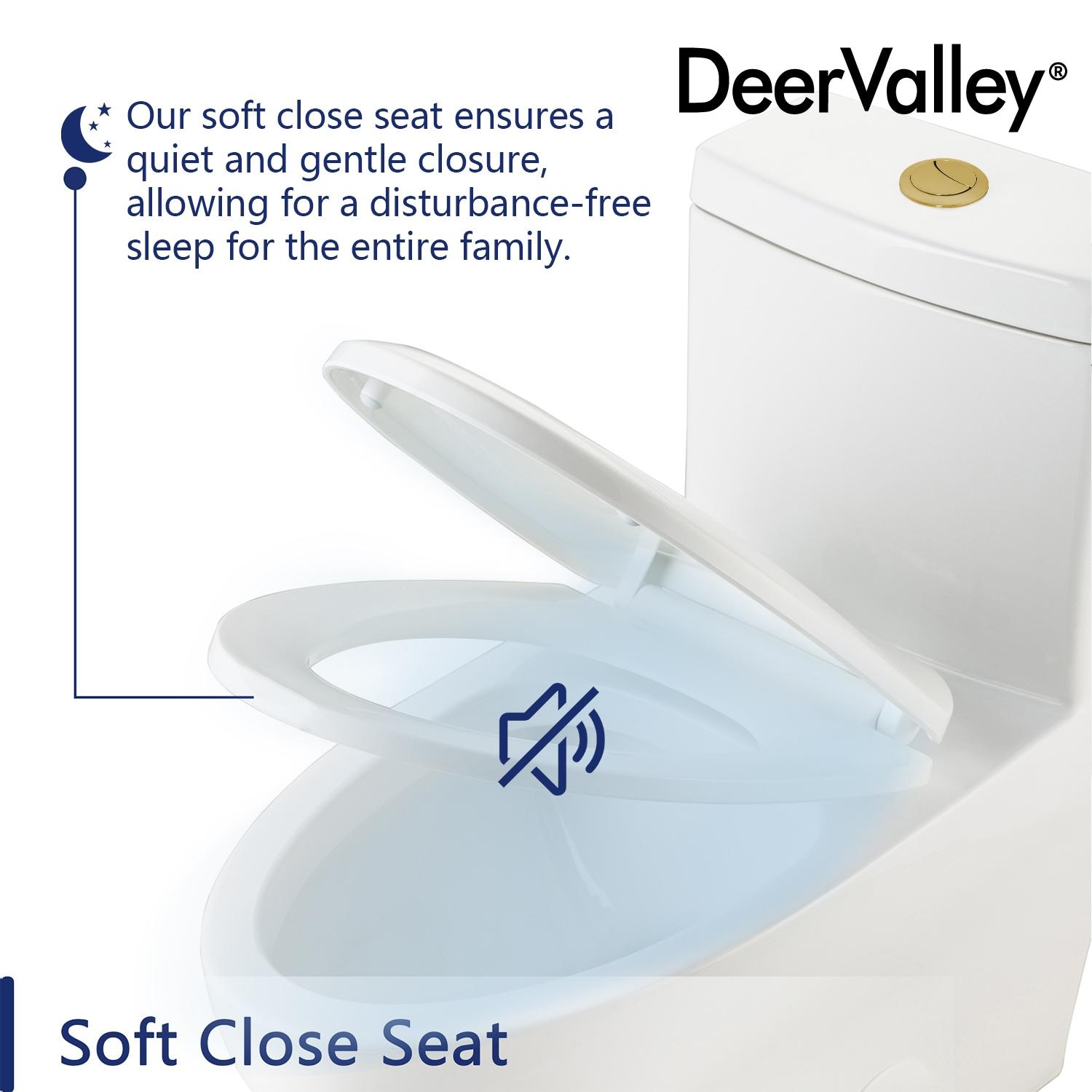 Ally Standard Bathroom Toielt, Modern Toilet with Comfort Chair Height Floor Mounted(Seat Included)