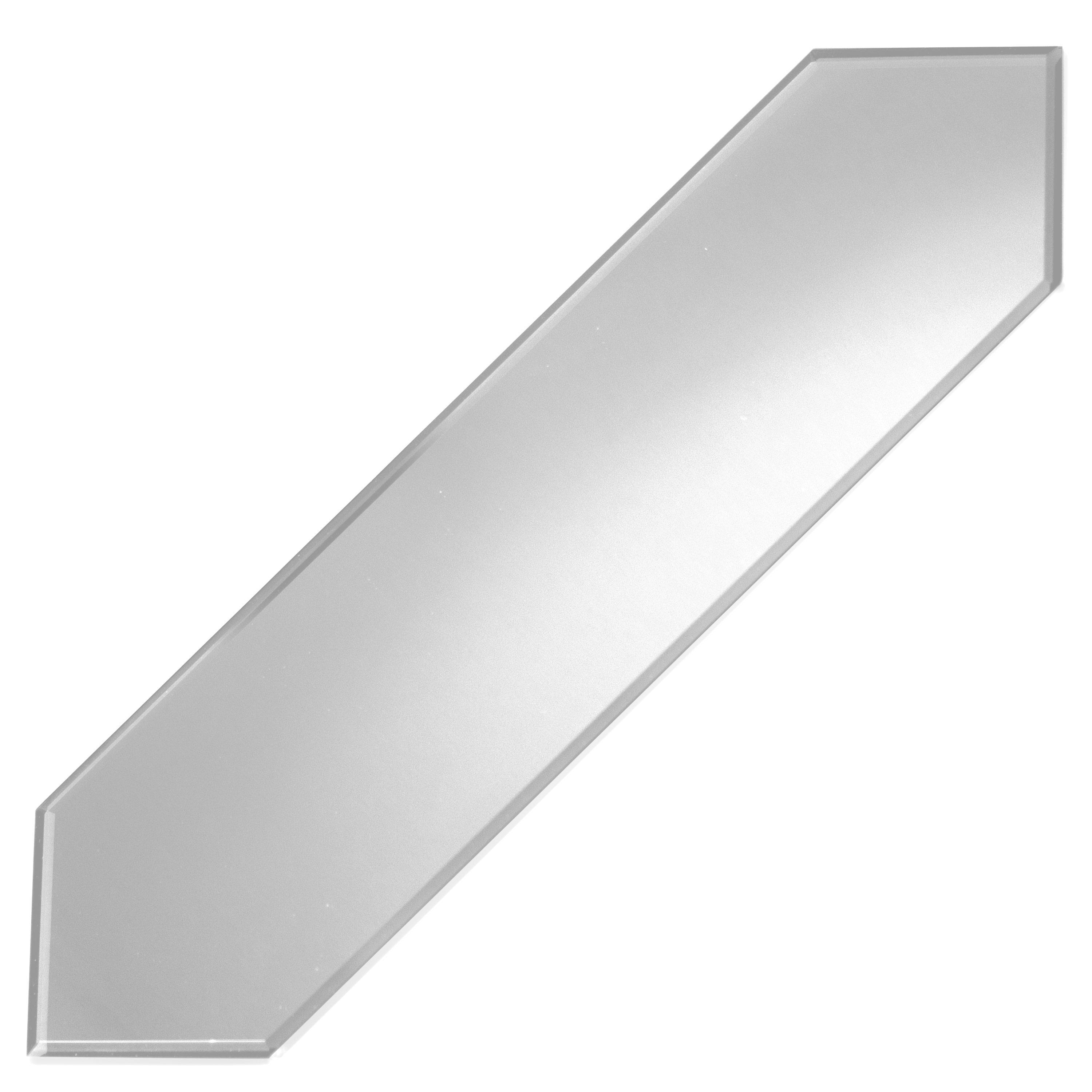 Abolos Reflections Matte 3" x 12" Beveled Glass Tile
