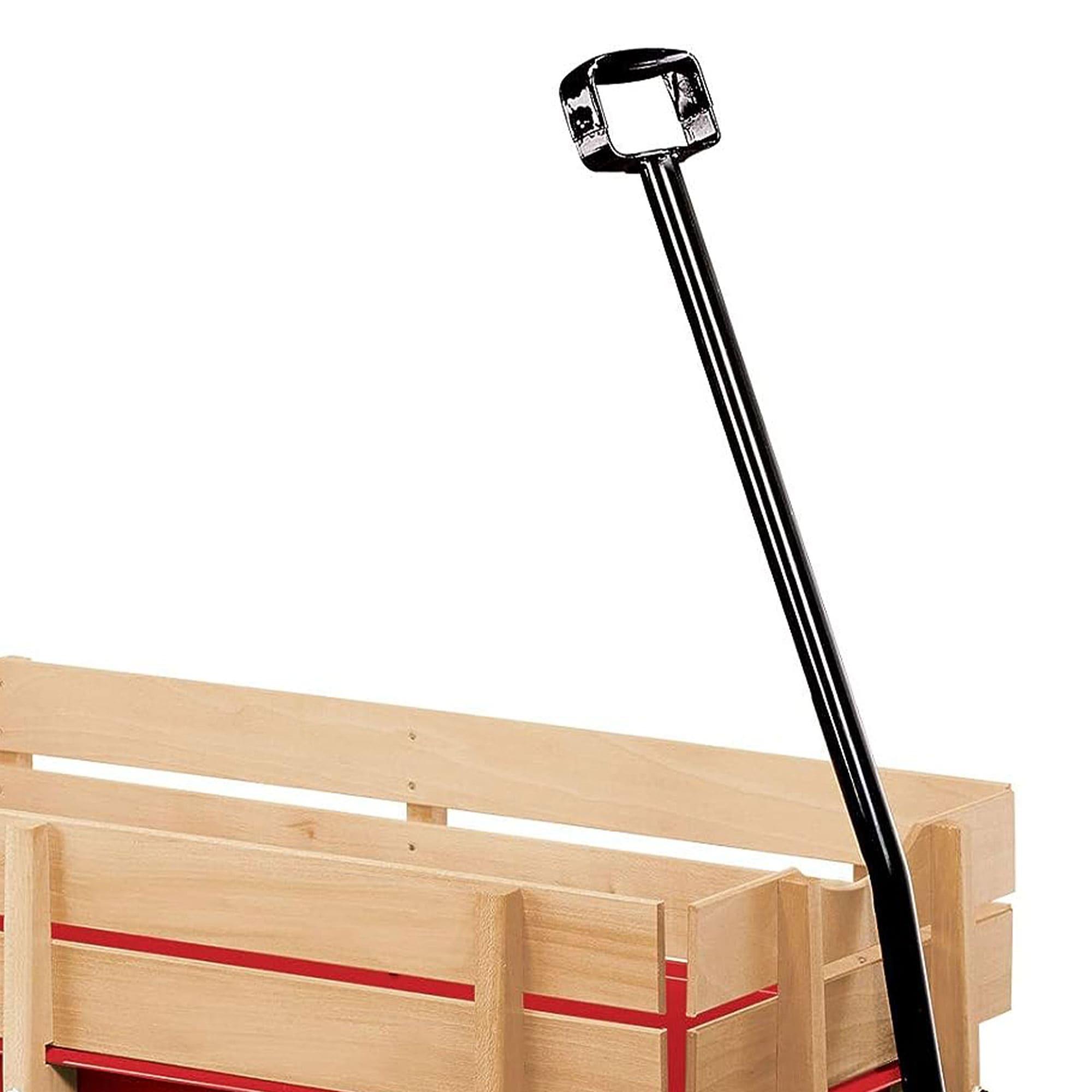 Full-Size All-Terrain Steel and Wood Pull Food & Drink Server