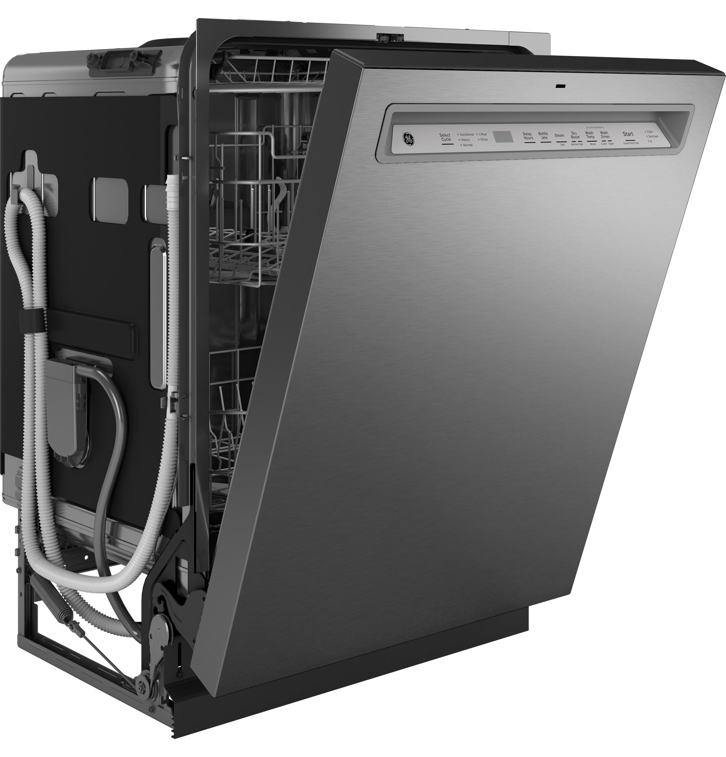 GE Appliances 24" 47 Decibel ENERGY STAR Certified Built-in Front Control Dishwasher with Adjustable Rack and Tall Tub