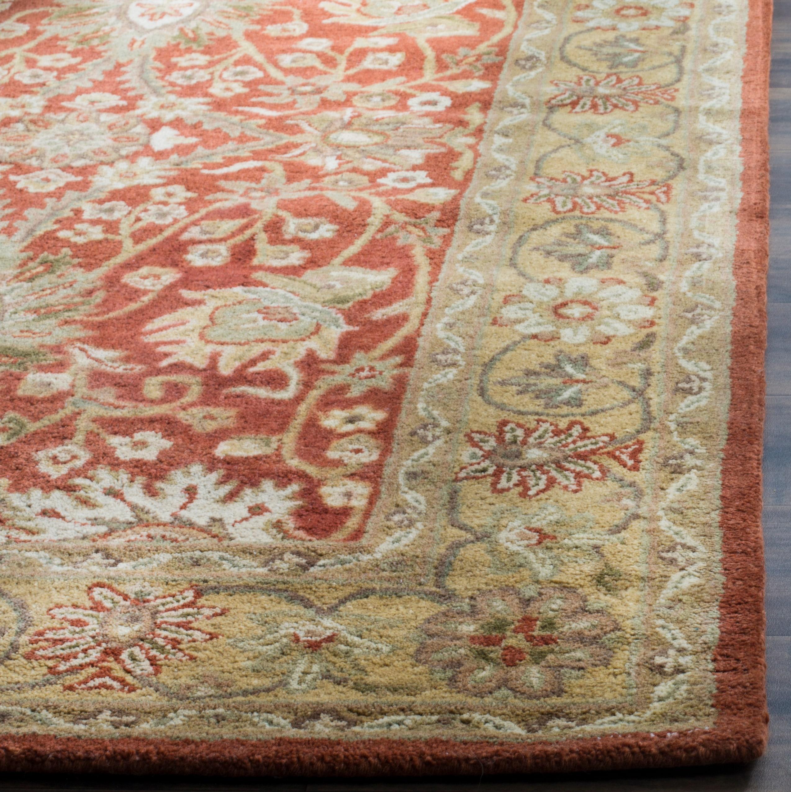 Antiquity AT249 Hand Tufted Runner Rug - Rust/Gold - 2'3"x12' - Safavieh.
