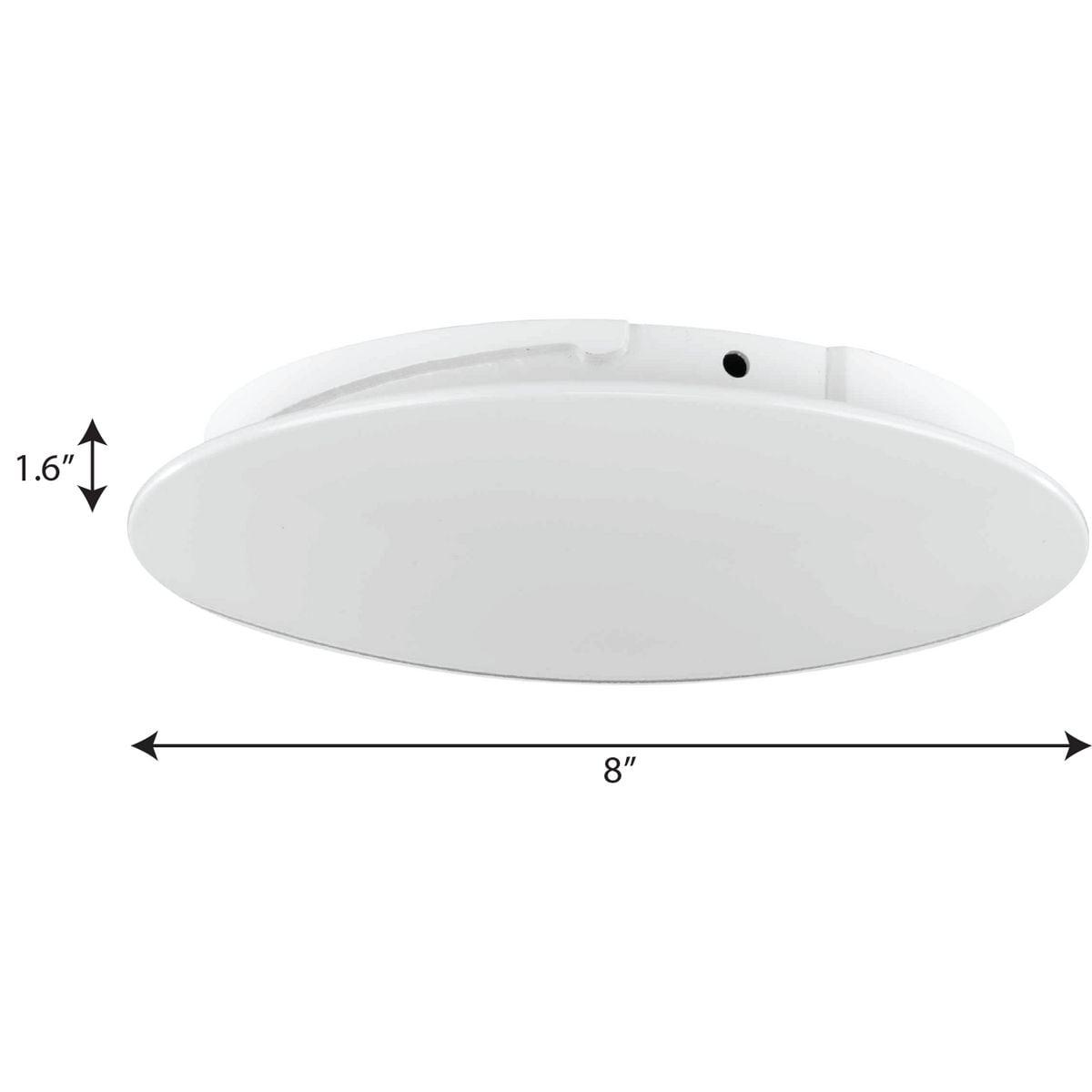 P2668-28-Progress Lighting-Trevina II Light Kit Cover - Wide - Ceiling Fan - 8 Inches wide by 1.6 Inches high-Satin White Finish