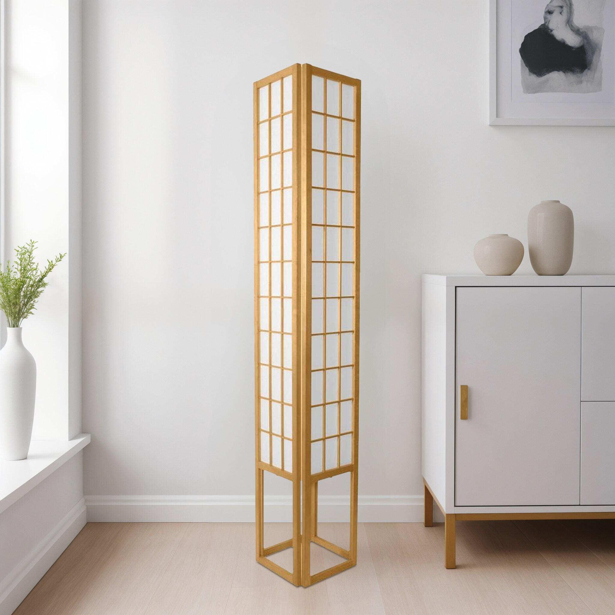 Oriental Furniture 72" Window Pane Shoji Lamp