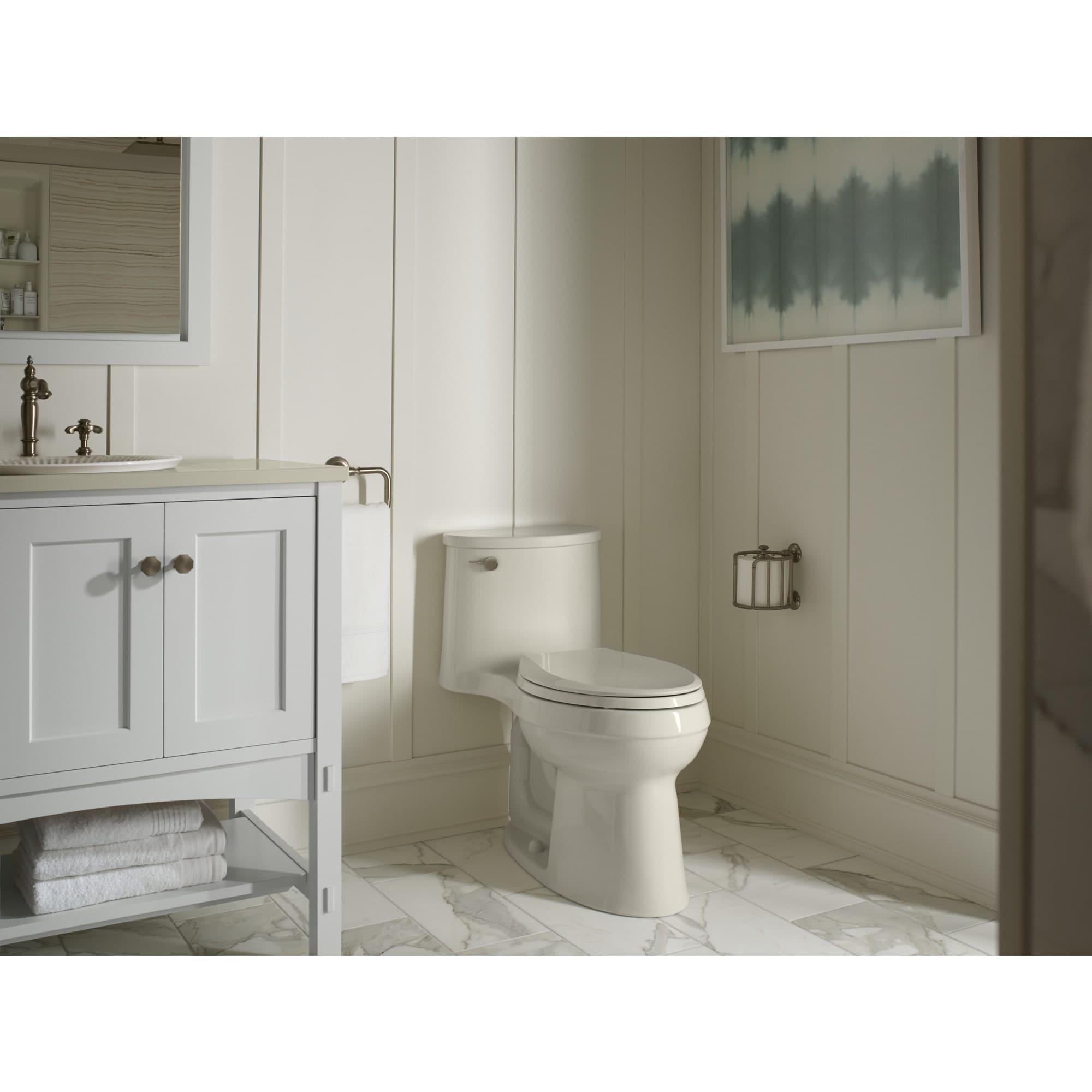 Adair 1.28 GPF Water Efficient Elongated One-Piece toilet (Seat Included)