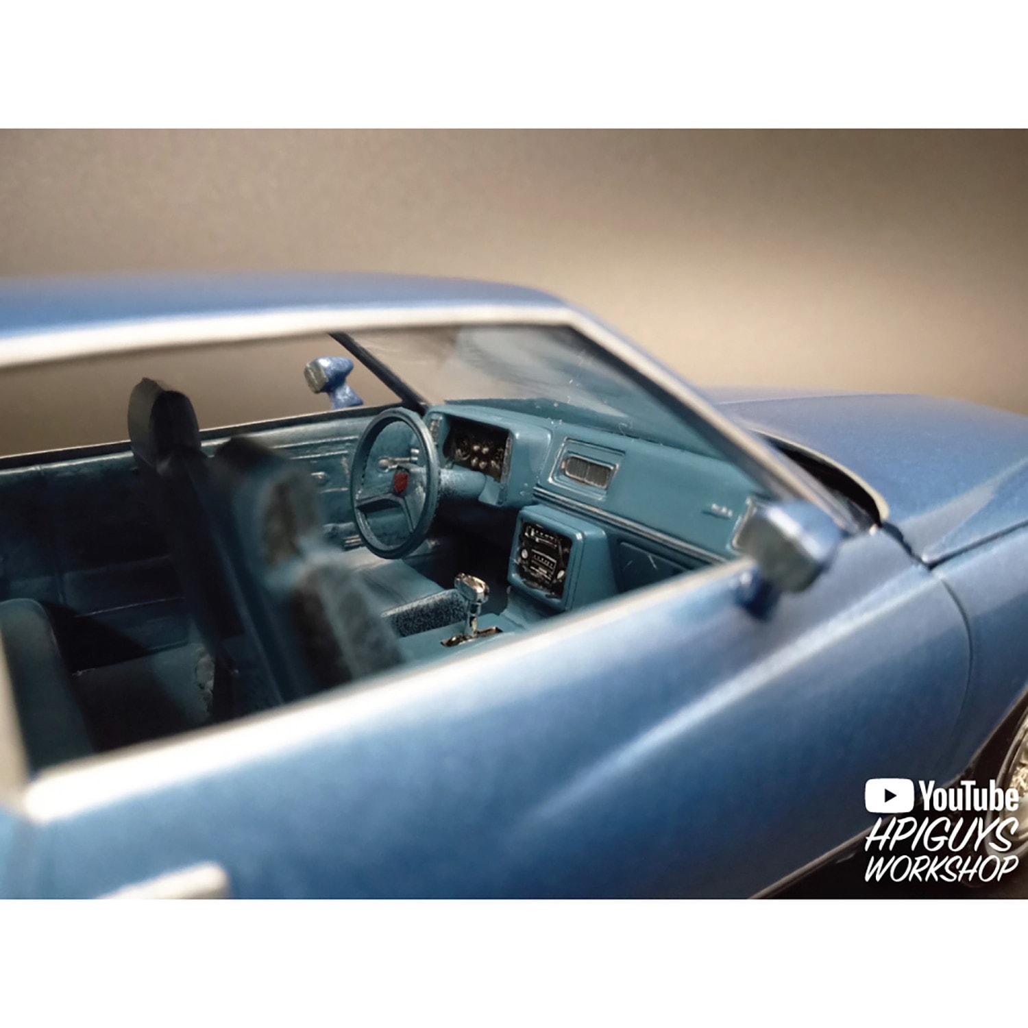 Skill 2 Model Kit 1980 Chevrolet Monte Carlo "Class Action" with Motorcycle and Trailer (Skill 2) 1/25 Scale Model Car by MPC