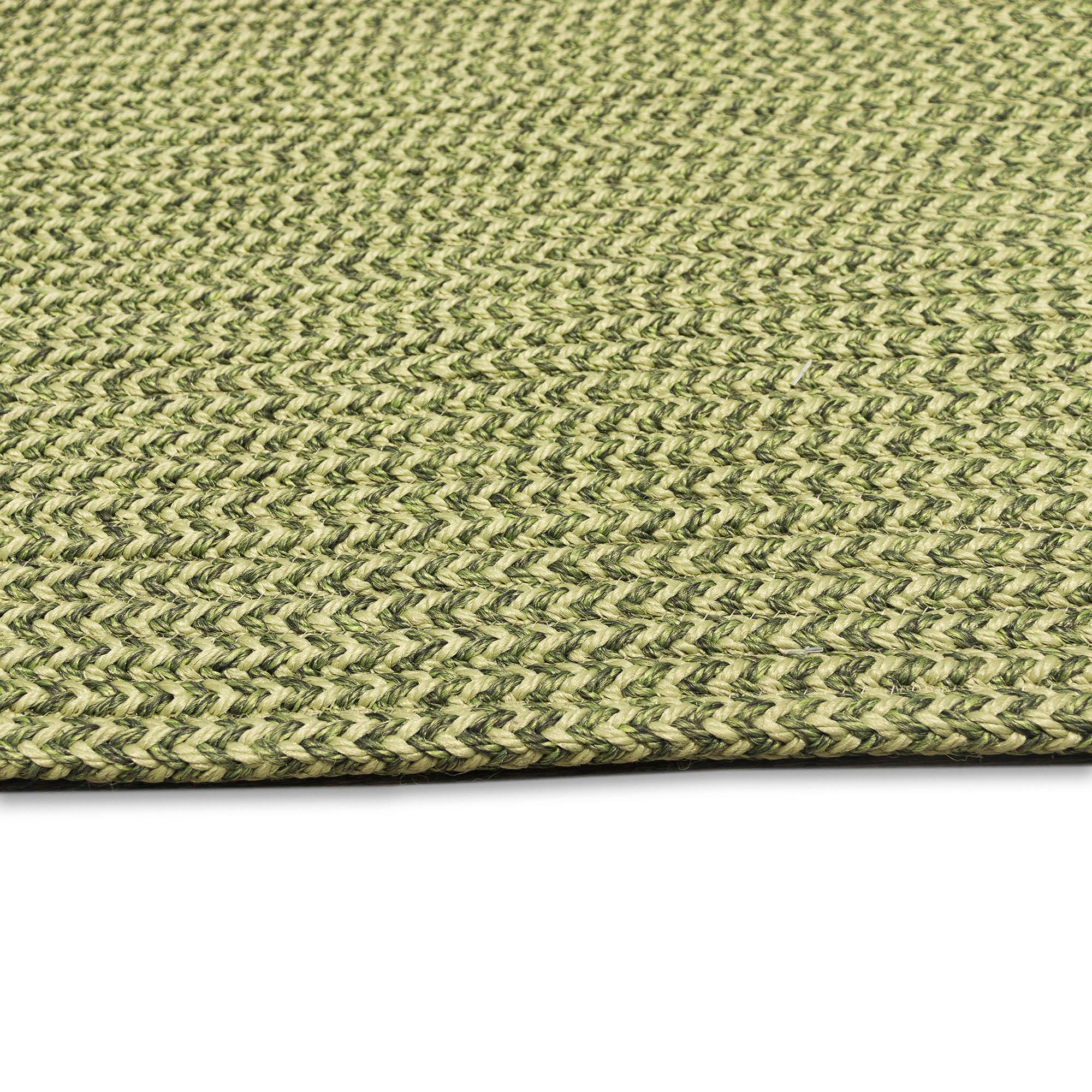 Liora Manne Calais Solid Indoor/Outdoor Rug Green 3'6" x 5'6"