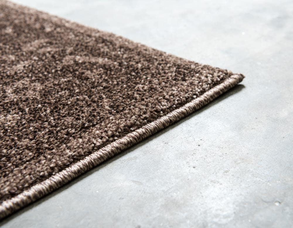 Unique Loom Floral La Jolla 7 x 10 (ft) Loomed Polypropylene Light Brown/Dark Brown Rectangular Indoor Floral/Botanical Area rug