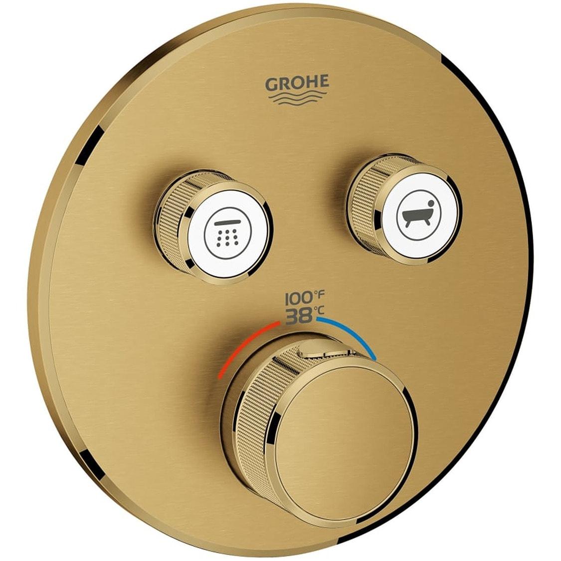 GROHE Grohtherm SmartControl Dual-Function Shower Thermostatic Valve Trim