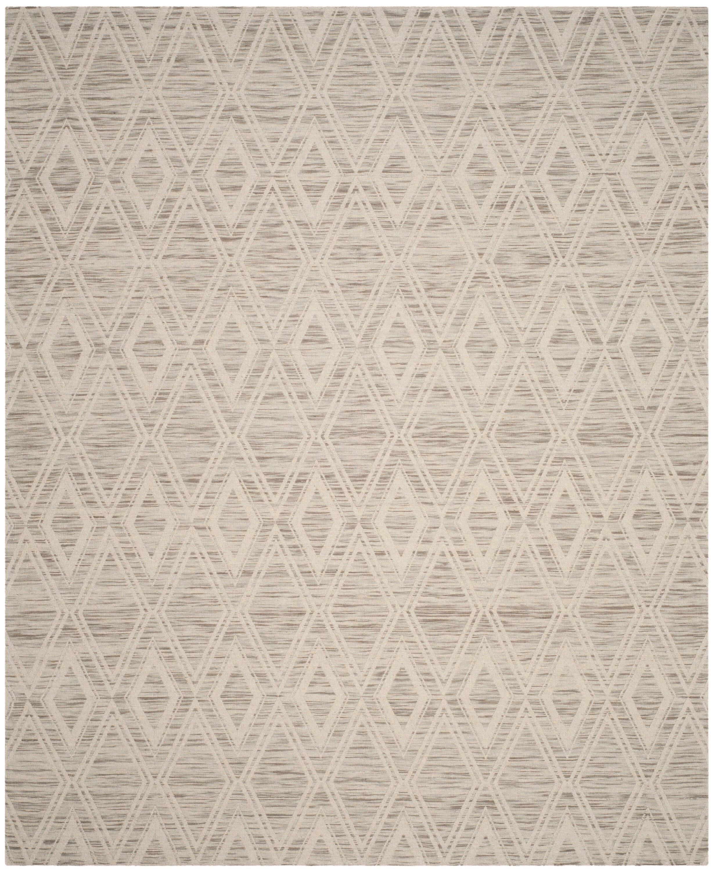 Marbella MRB312 Hand Loomed Indoor Area Rug - Light Brown/Ivory - 8'x10' - Safavieh
