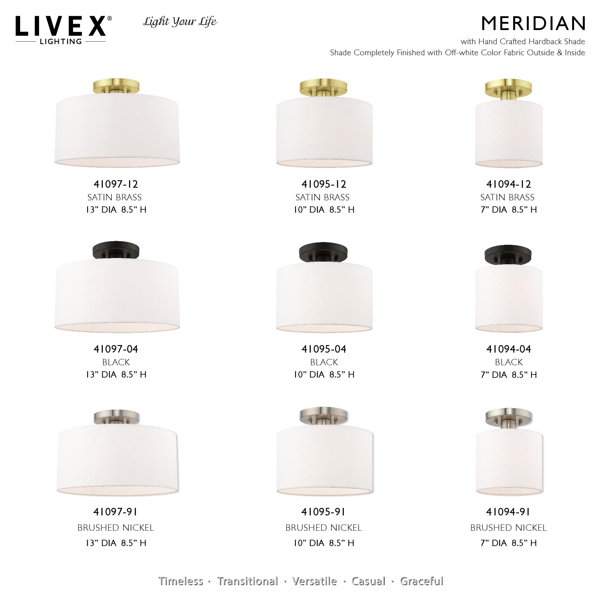 Moonlighter 7 Light Metal Dimmable Drum Chandelier