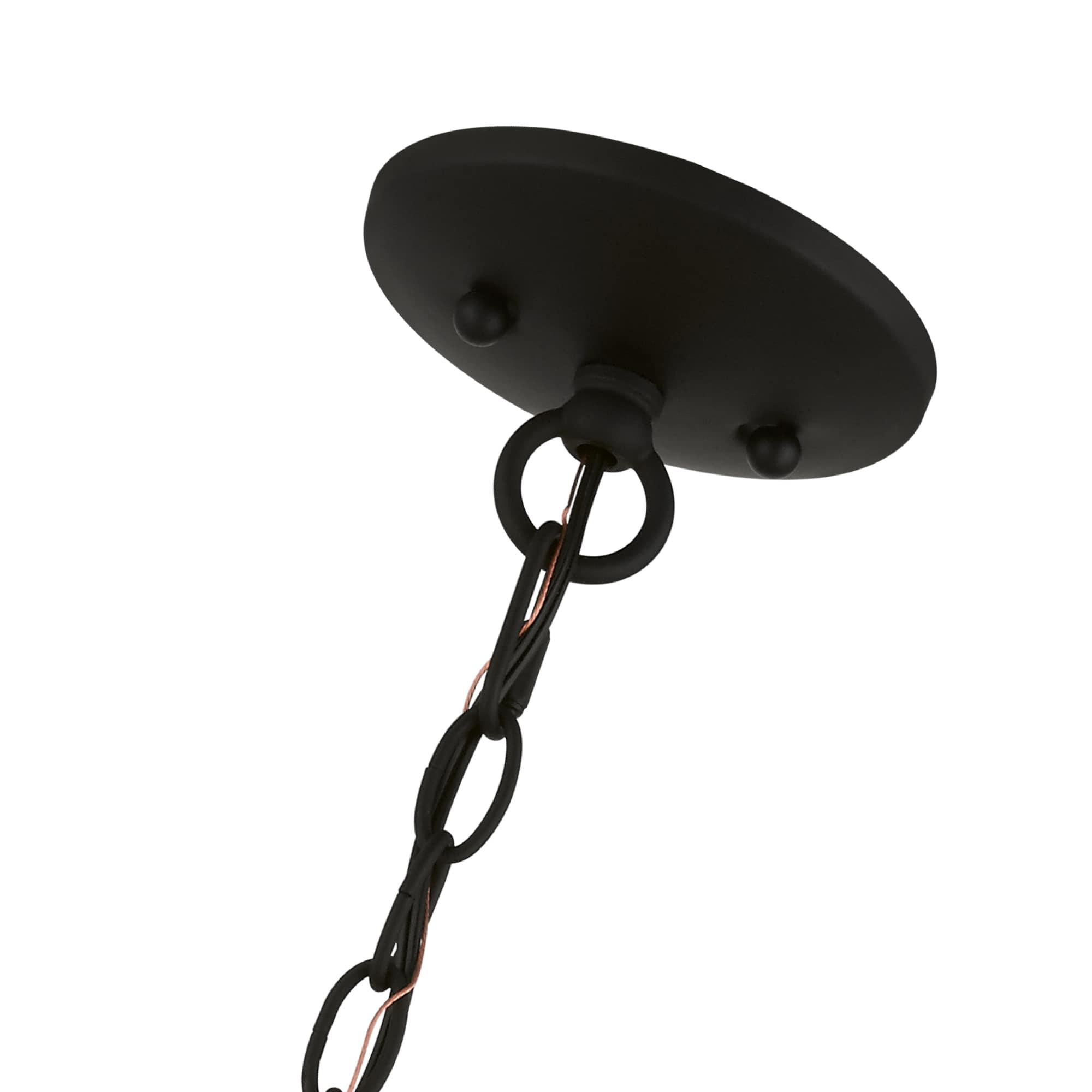 Livex Lighting Winchester 3 - Light Pendant in  Black