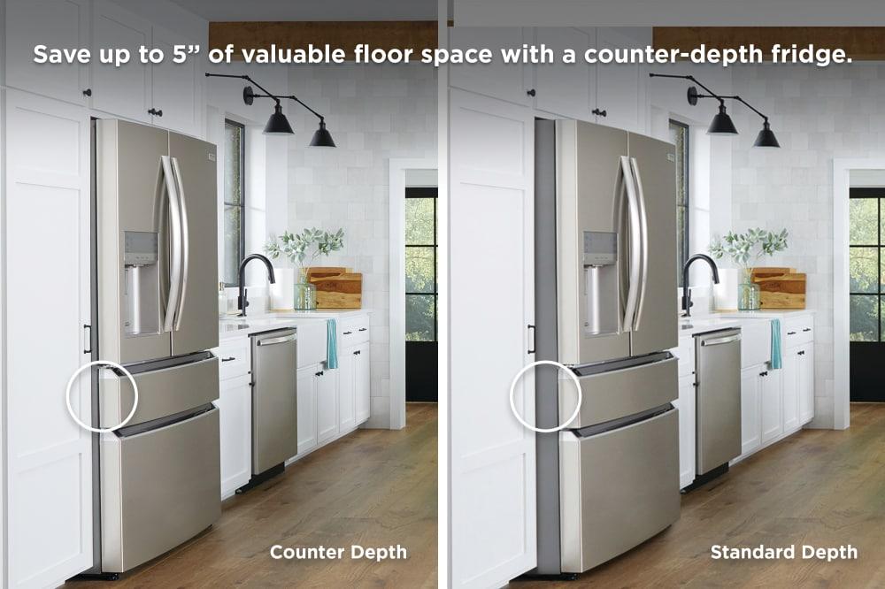 Frigidaire Grms2773a Gallery 36" Wide 26.3 Cu. Ft. Energy Star Certified French Door