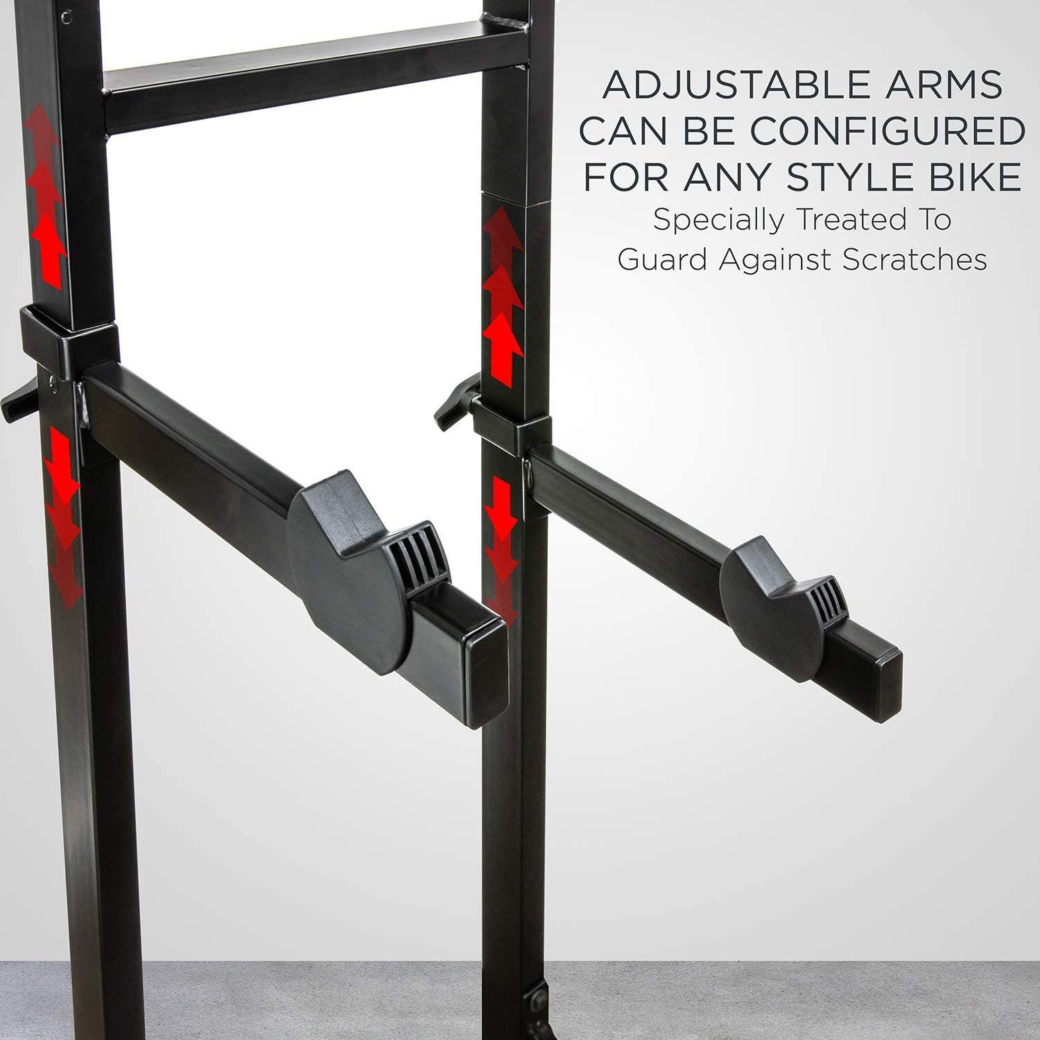 Steel Freestanding Adjustable Bike Rack