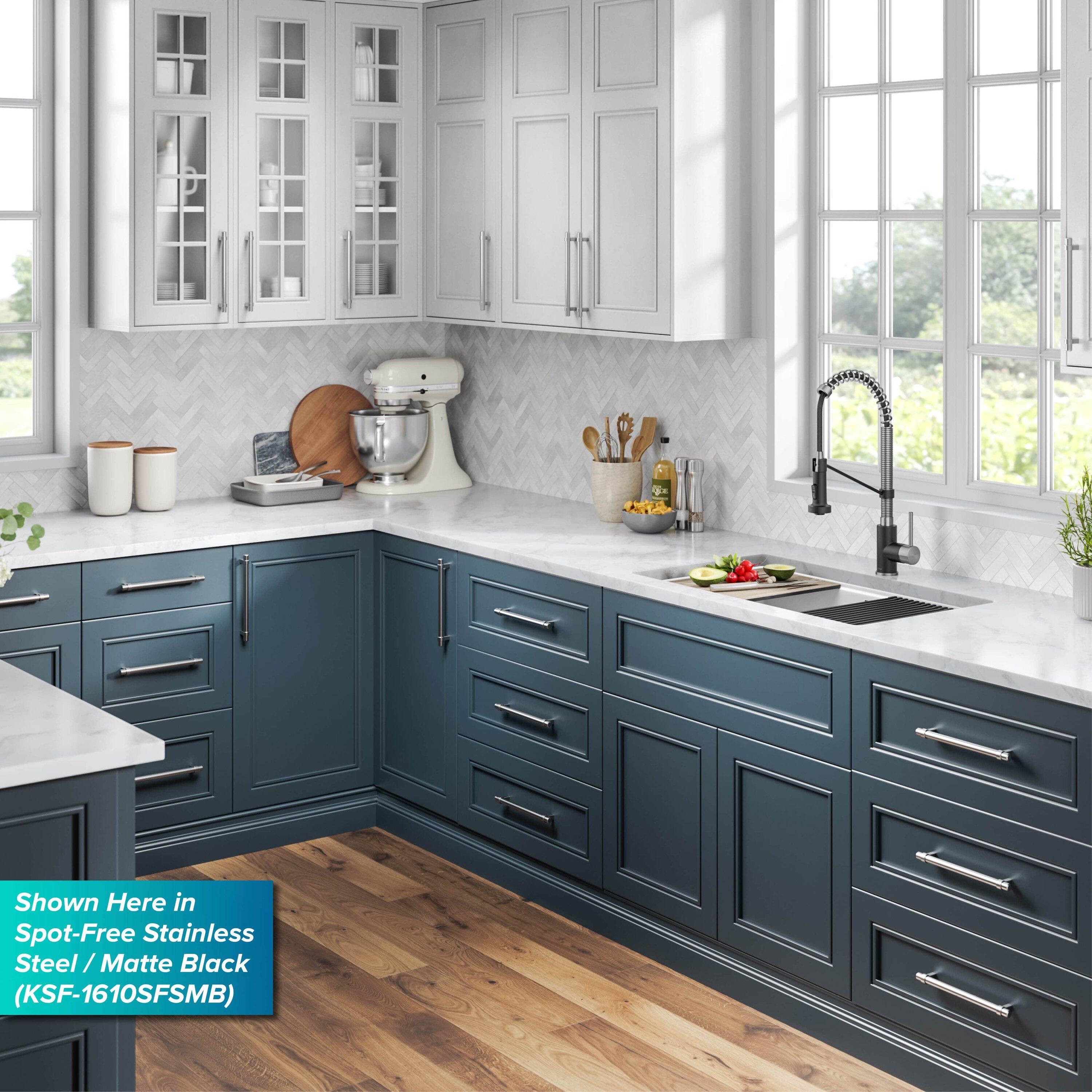 Kraus Bolden Touchless Sensor Commercial Style 2-Function Single Handle Pull-Down Kitchen Faucet