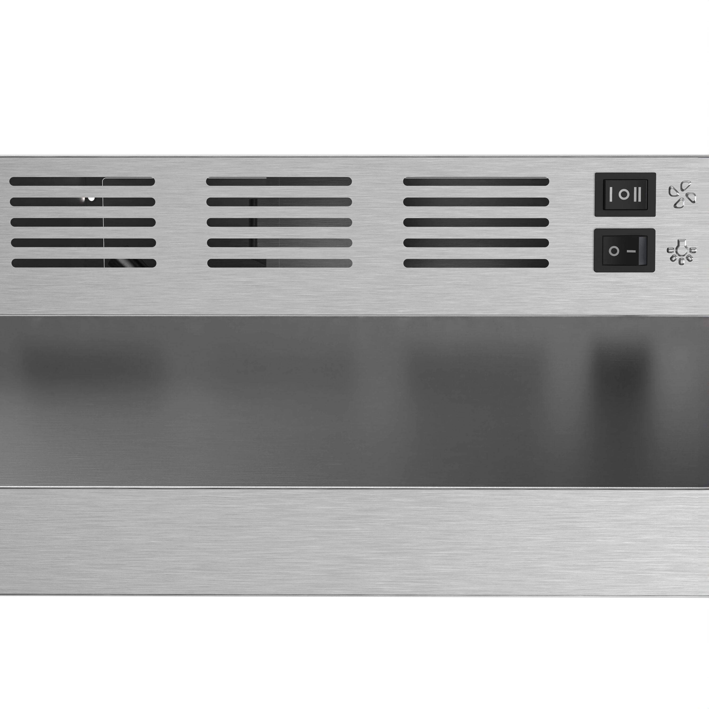 30-in Convertible Under Cabinet Range Hood 176CFM with Charcoal Filter in Stainless Steel