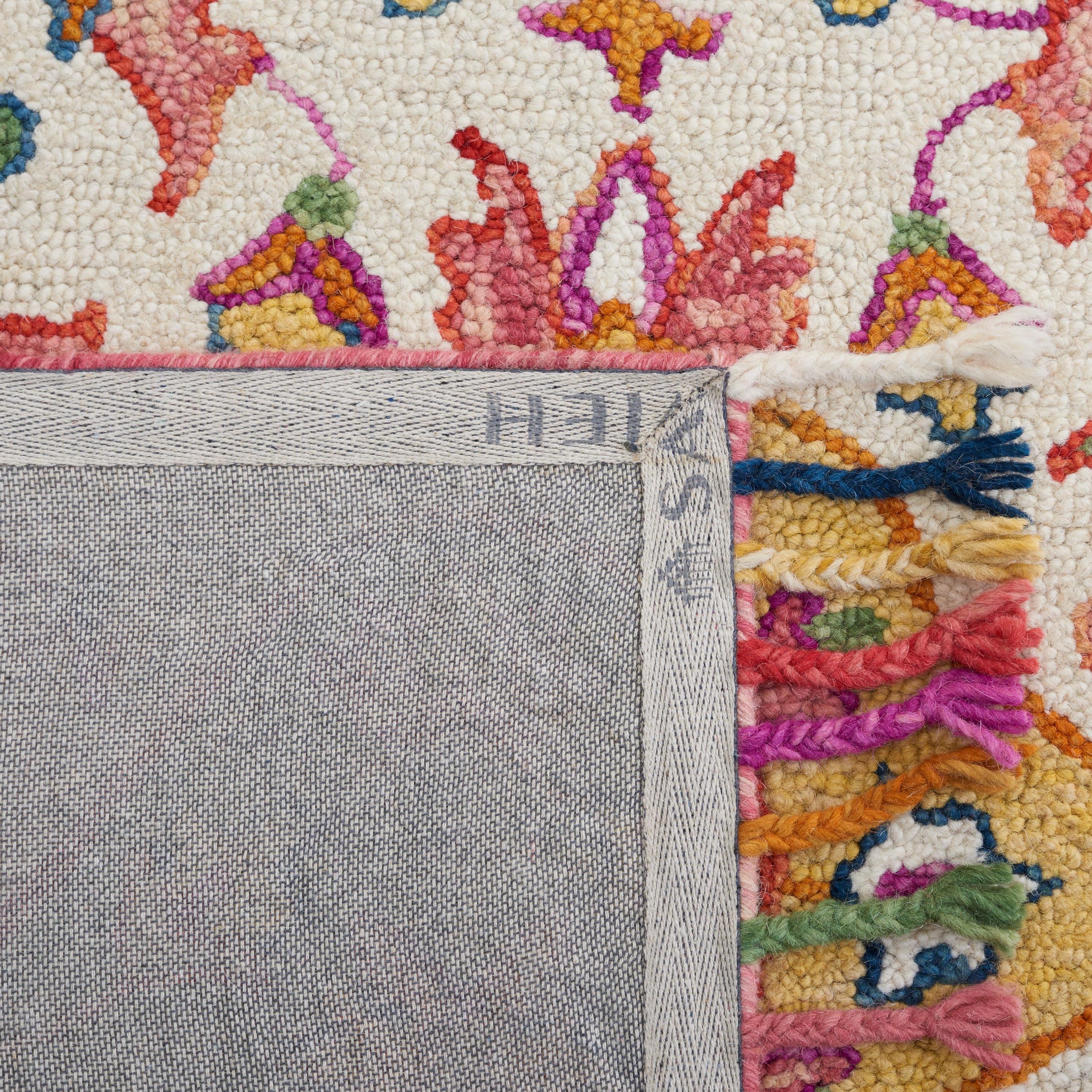 Blossom BLM456 Hand Tufted Area Rug - Ivory/Multi - 3'x5' - Safavieh.