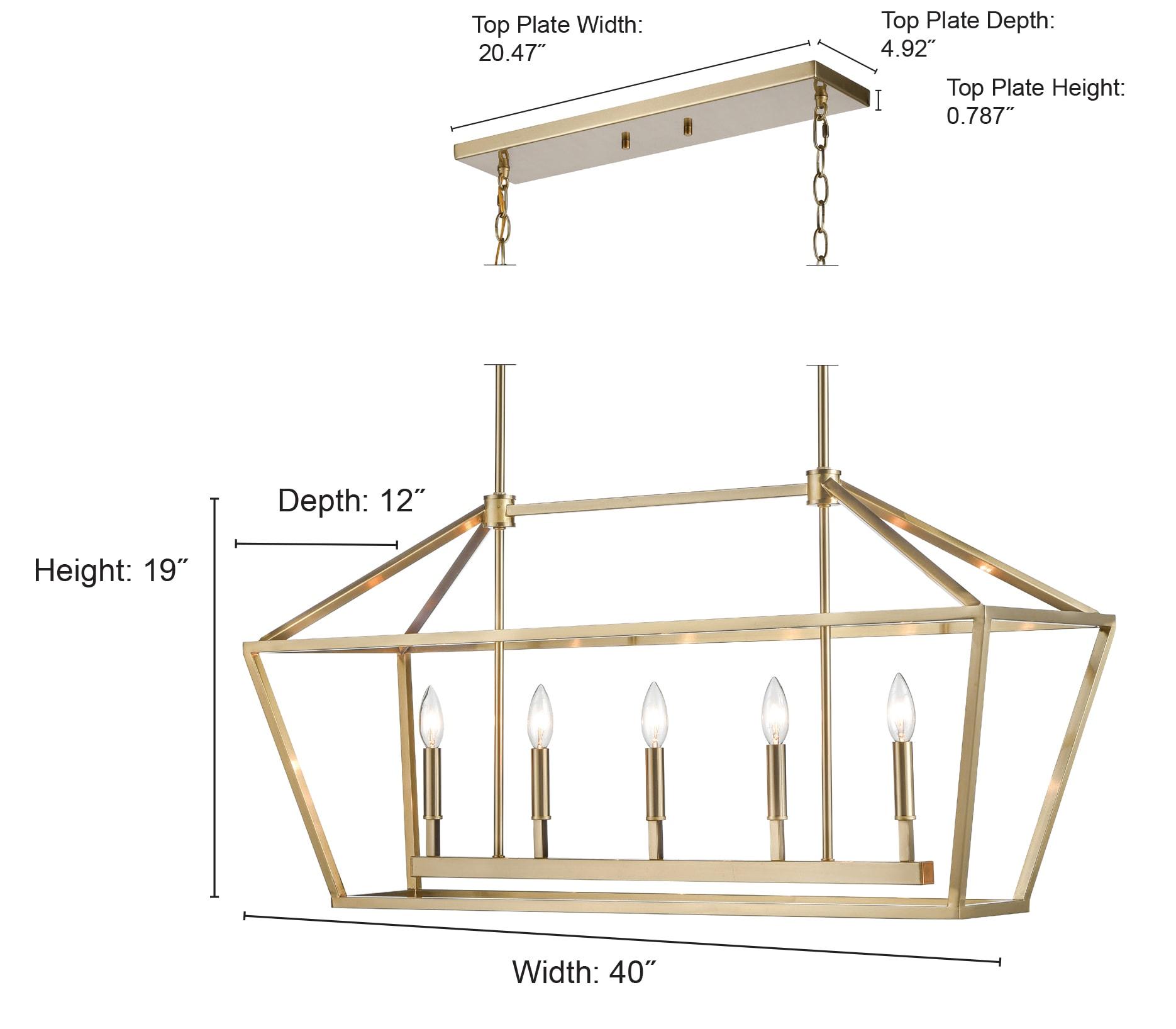 Millennium Lighting 5 - Light Pendant in  Antique Silver